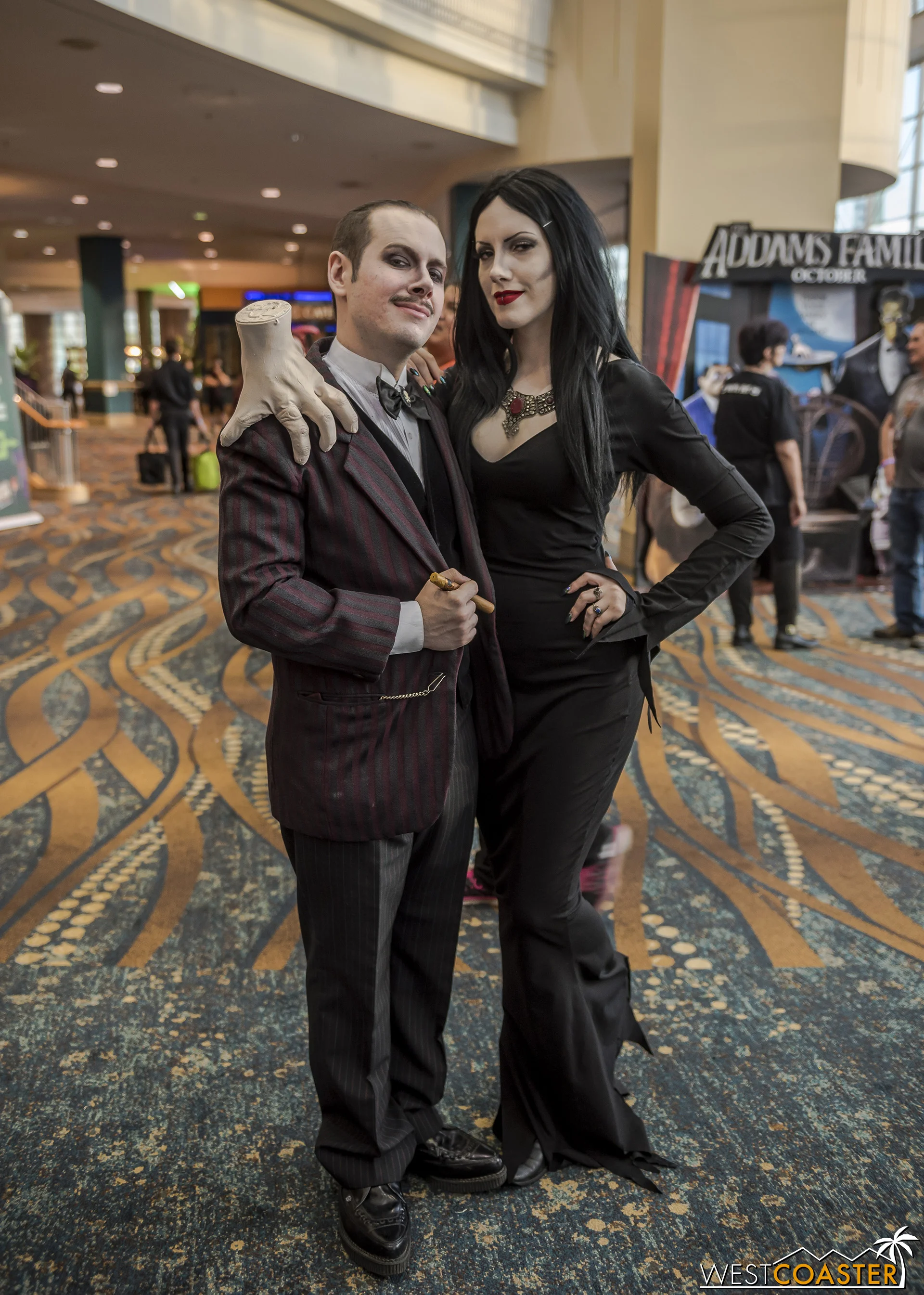 This amazing Gomez and Morticia were elegantly spectacular.