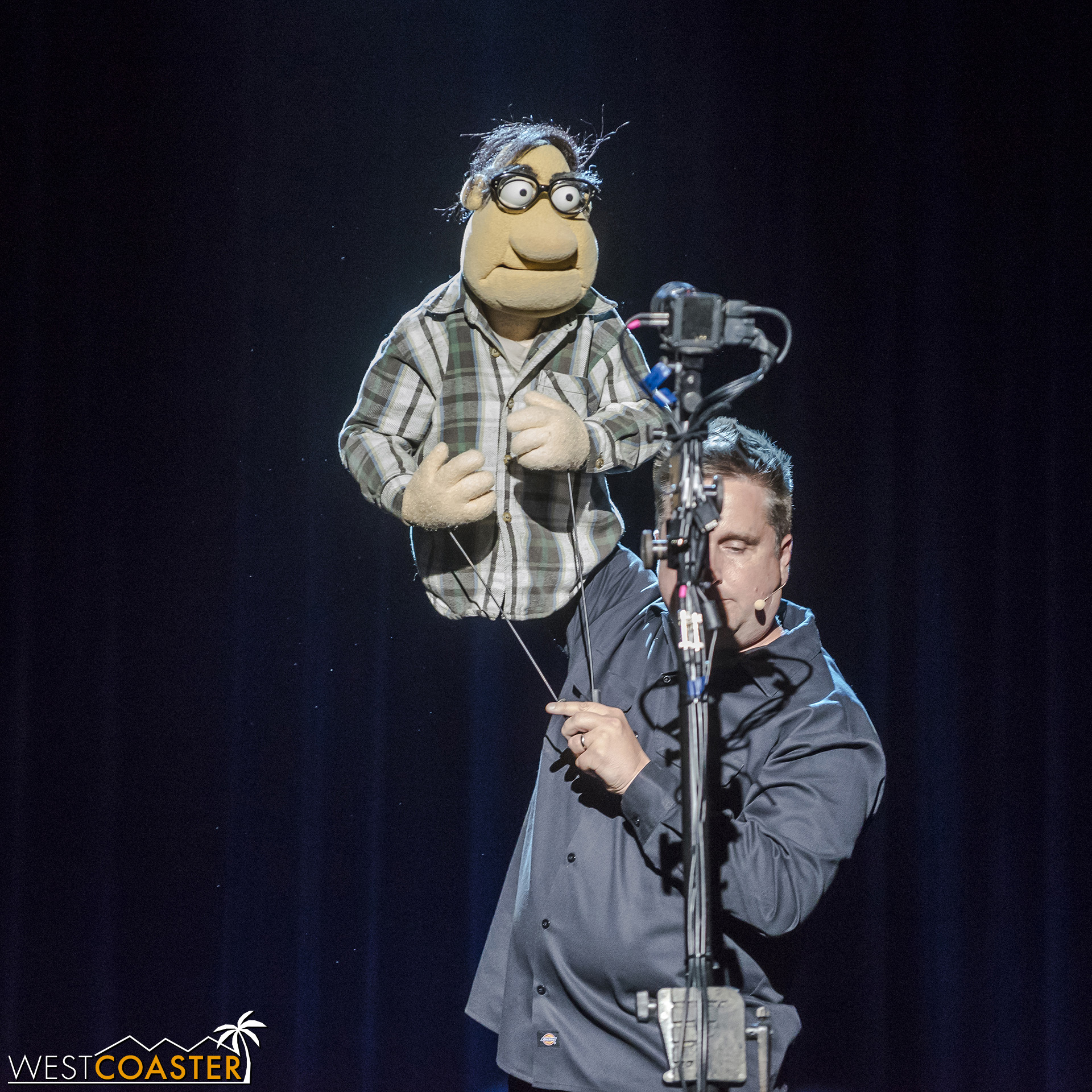  Grant Baciocco’s Muppet explains what Puppet Up is all about. 