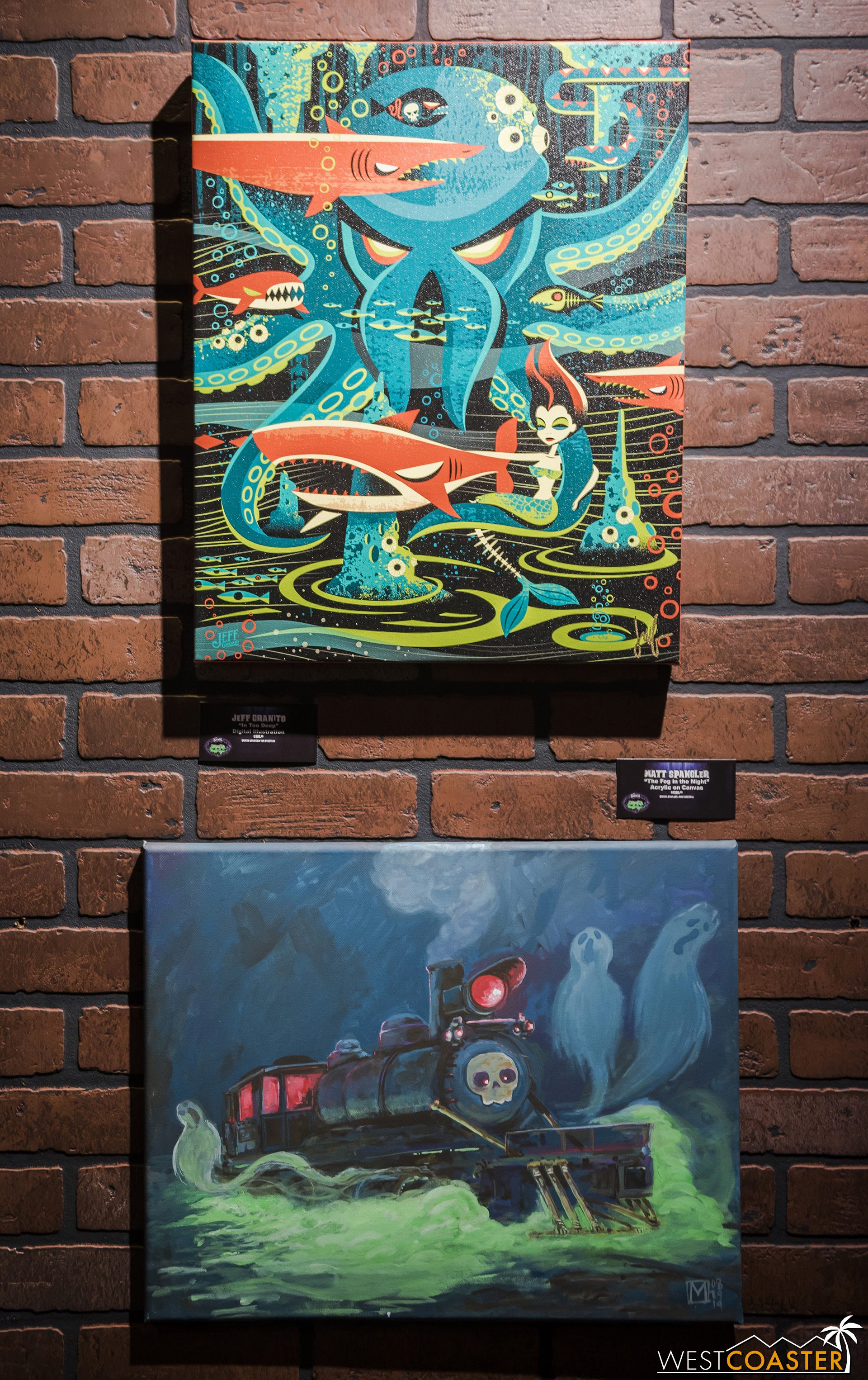  Tiki artist, Jeff Granito contributed to the gallery as well! 