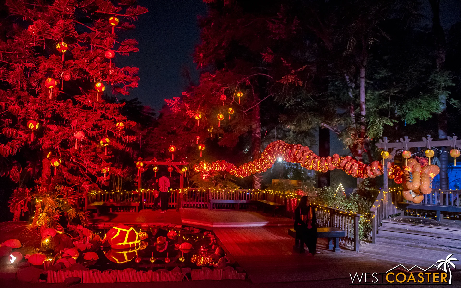 One of seven sections in the Pumpkin Walk at Pumpkin Nights.