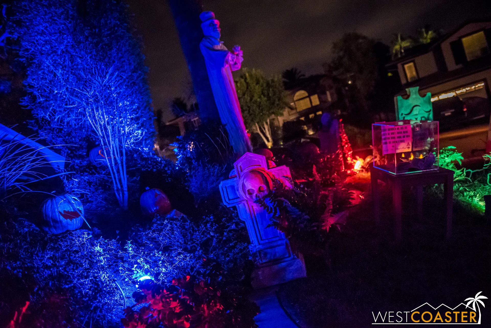 Fittingly for the ride’s 50th anniversary, this fan tribute home haunted house/yard display will be back again this year.