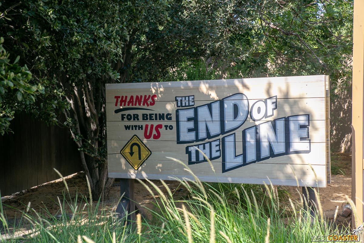 I even made a sign for you.