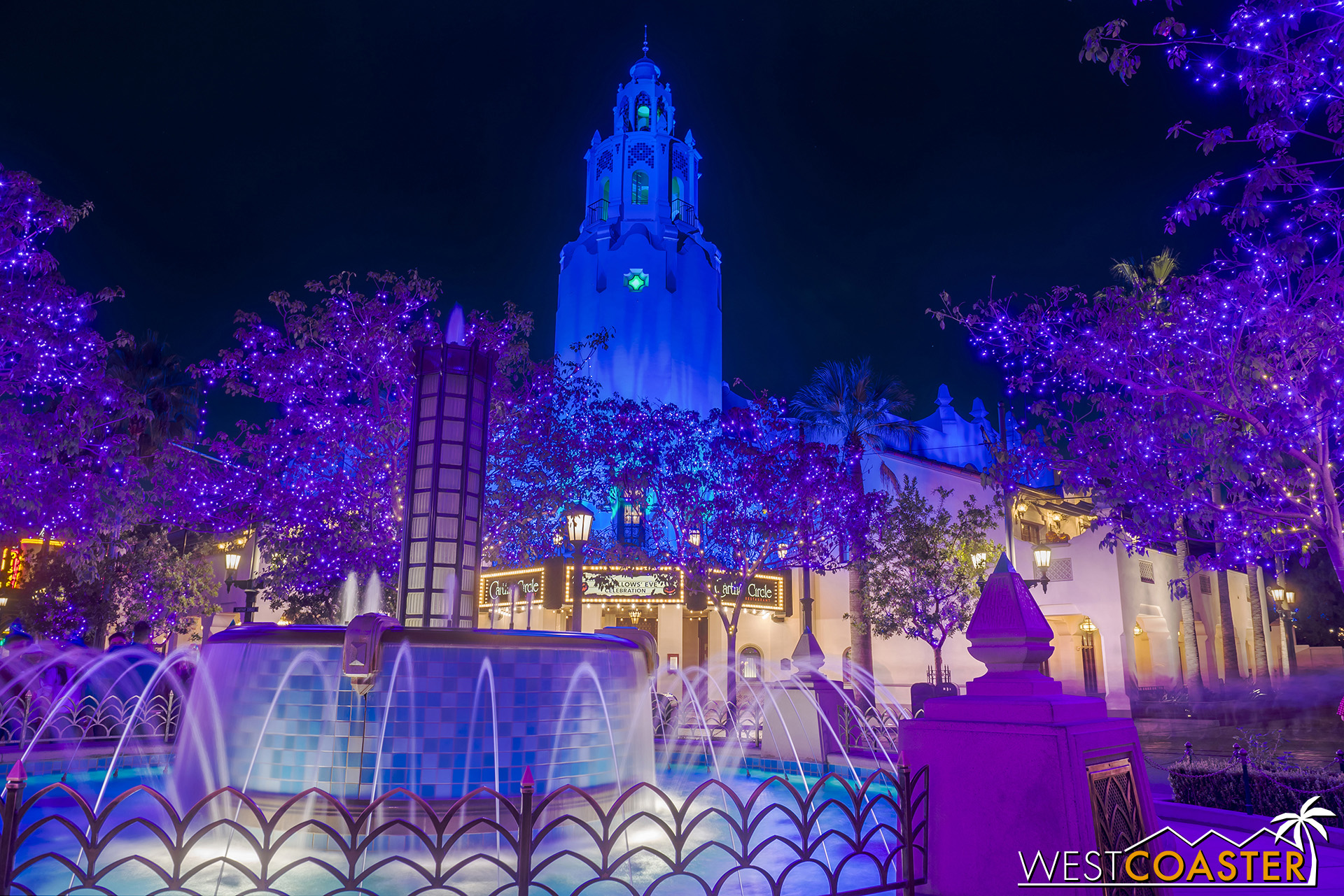  He’s filled Carthay Circle and Buena Vista Street with as much odd lighting as possible. 