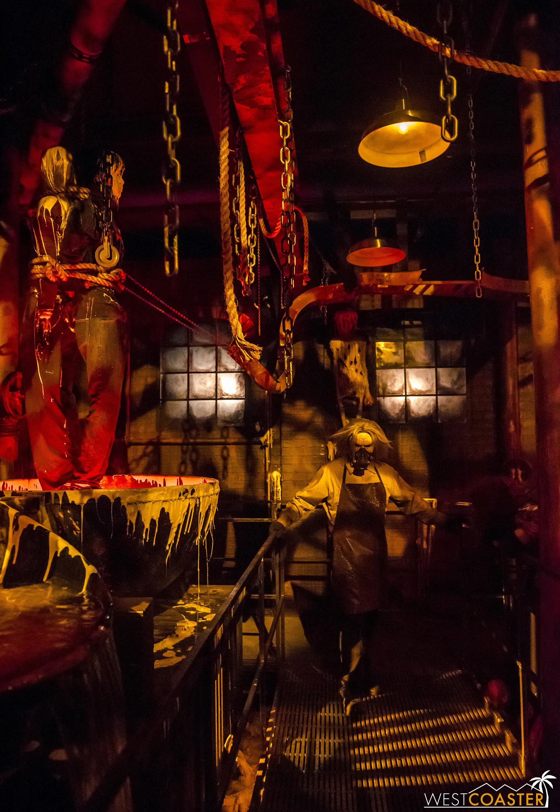 The doctor’s molten workspace.