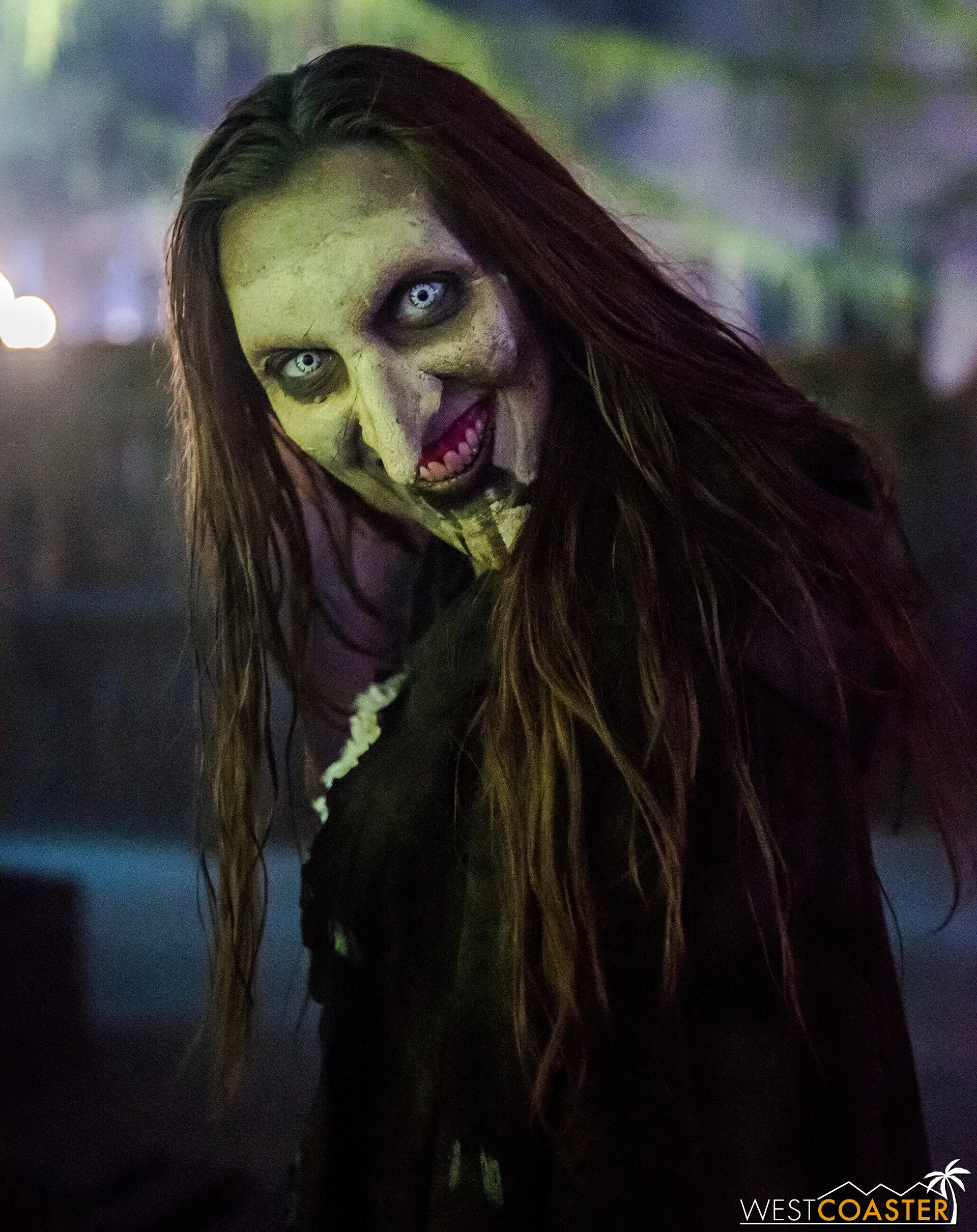 A hag flashes a sinister smile before retreating off into the shadows to claim more victims.