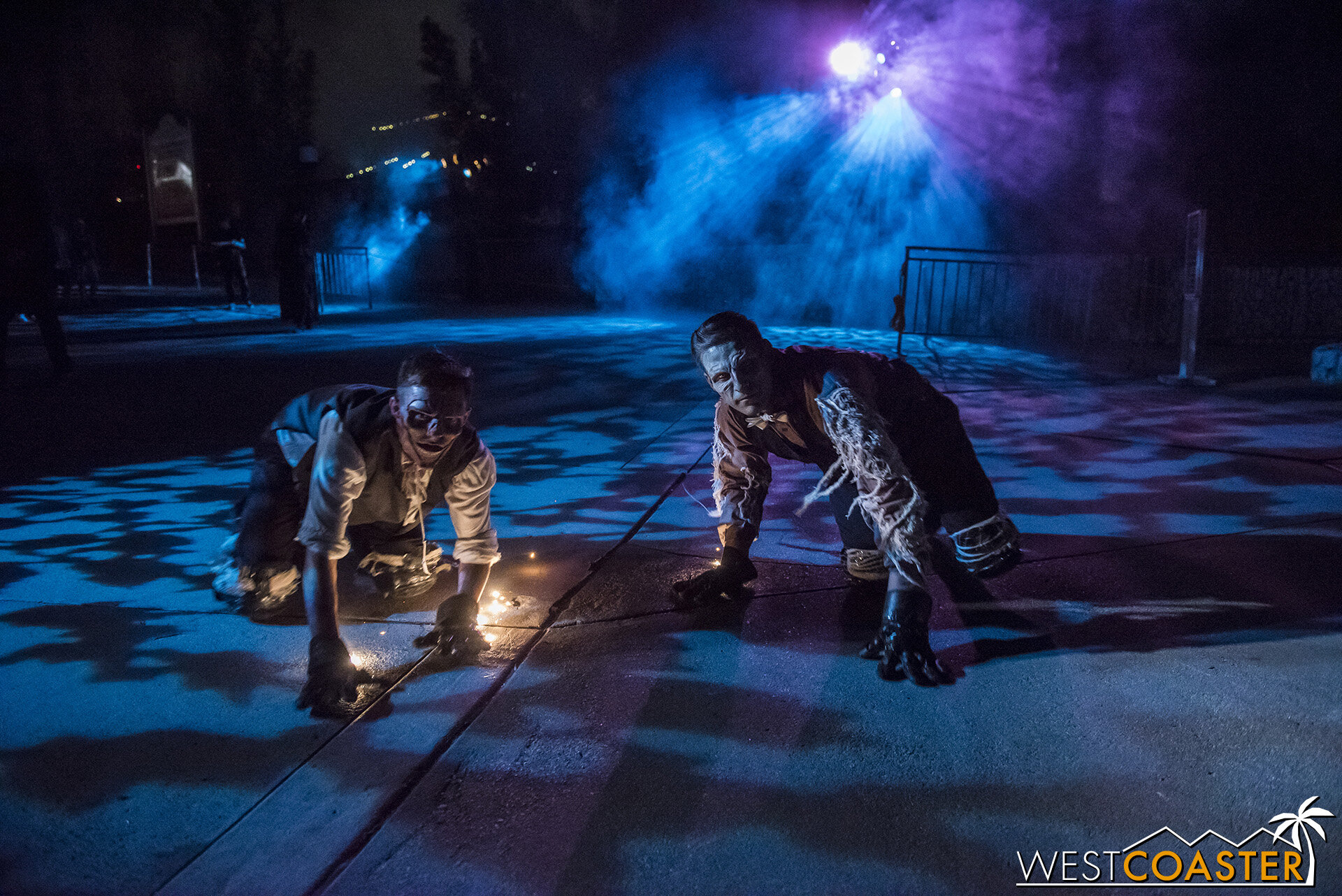 Sliders ambush from the shadows of the night up on Exile Hill.