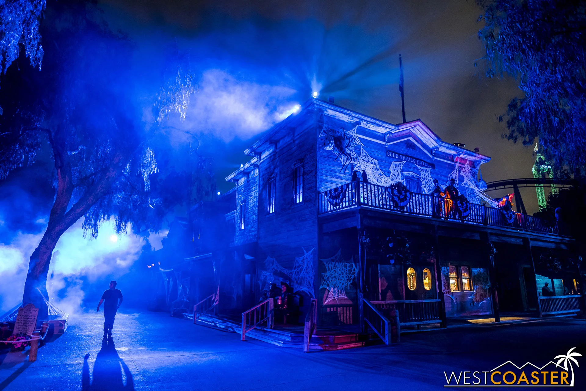 Backlit and bathed in fog, Ghost Town looks pretty ethereal.