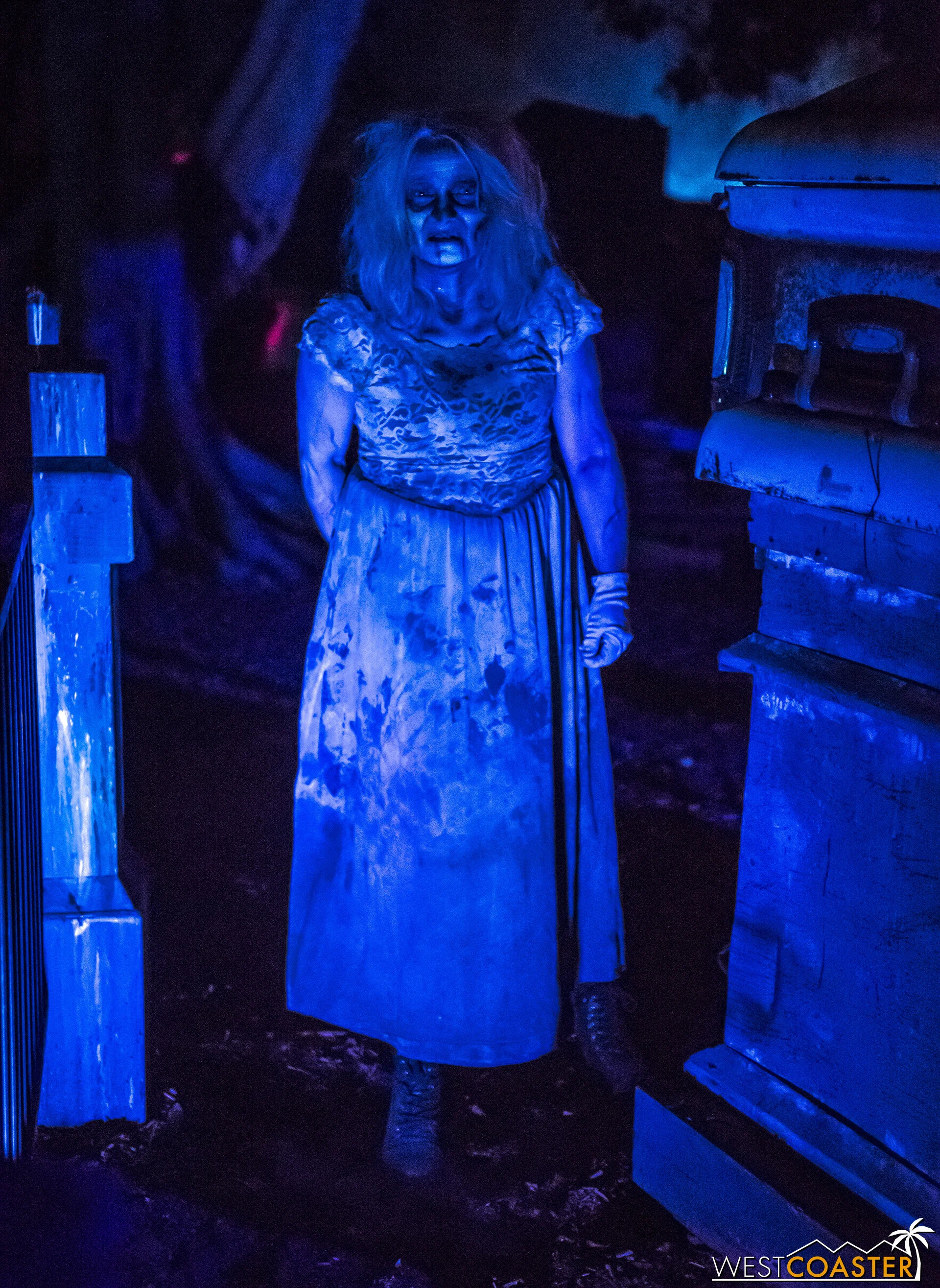 There’s gotta be a cemetery on a haunted trail. Gotta!