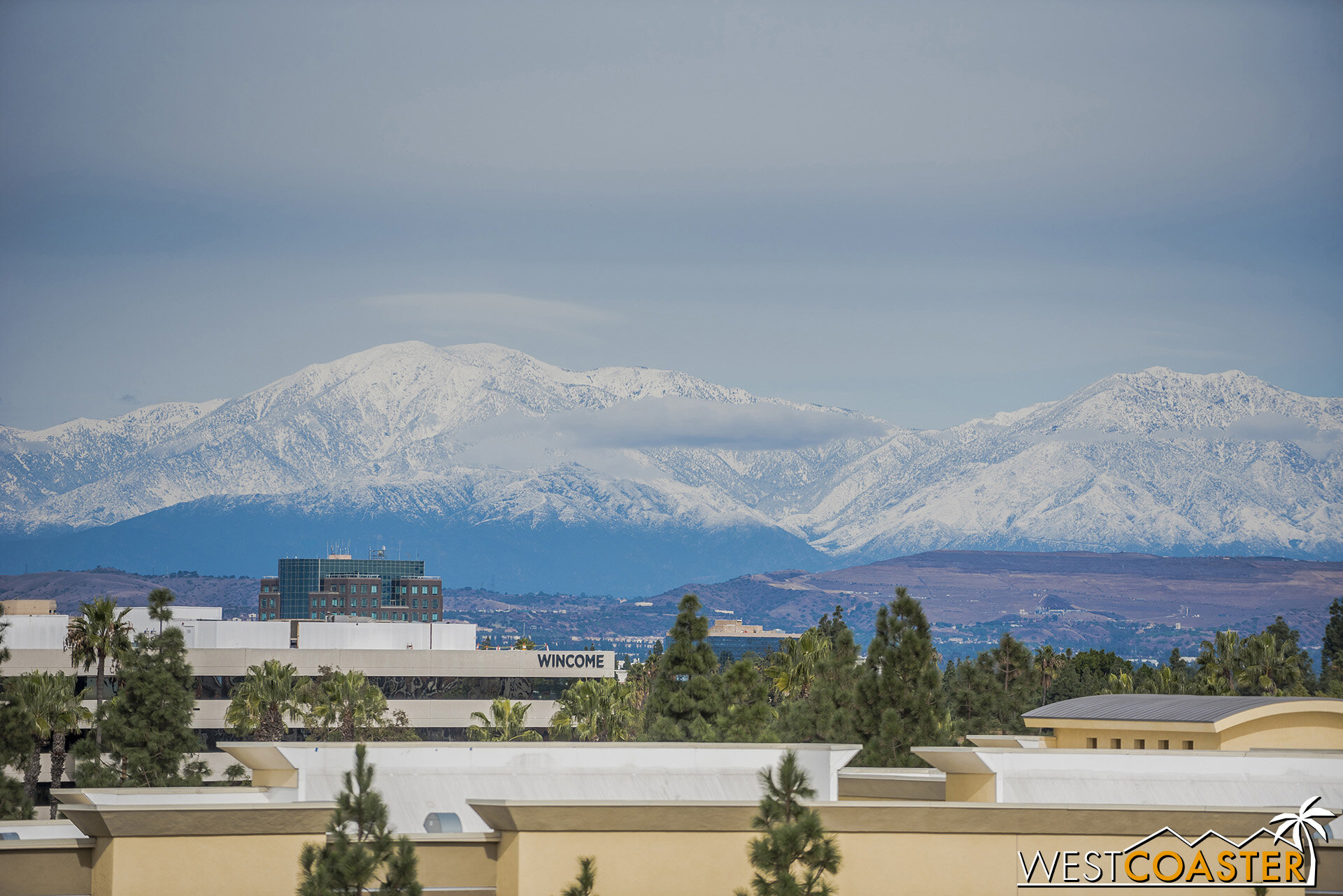  So here are a few photos of much more fluffy white stuff on our local mountains than normal. 