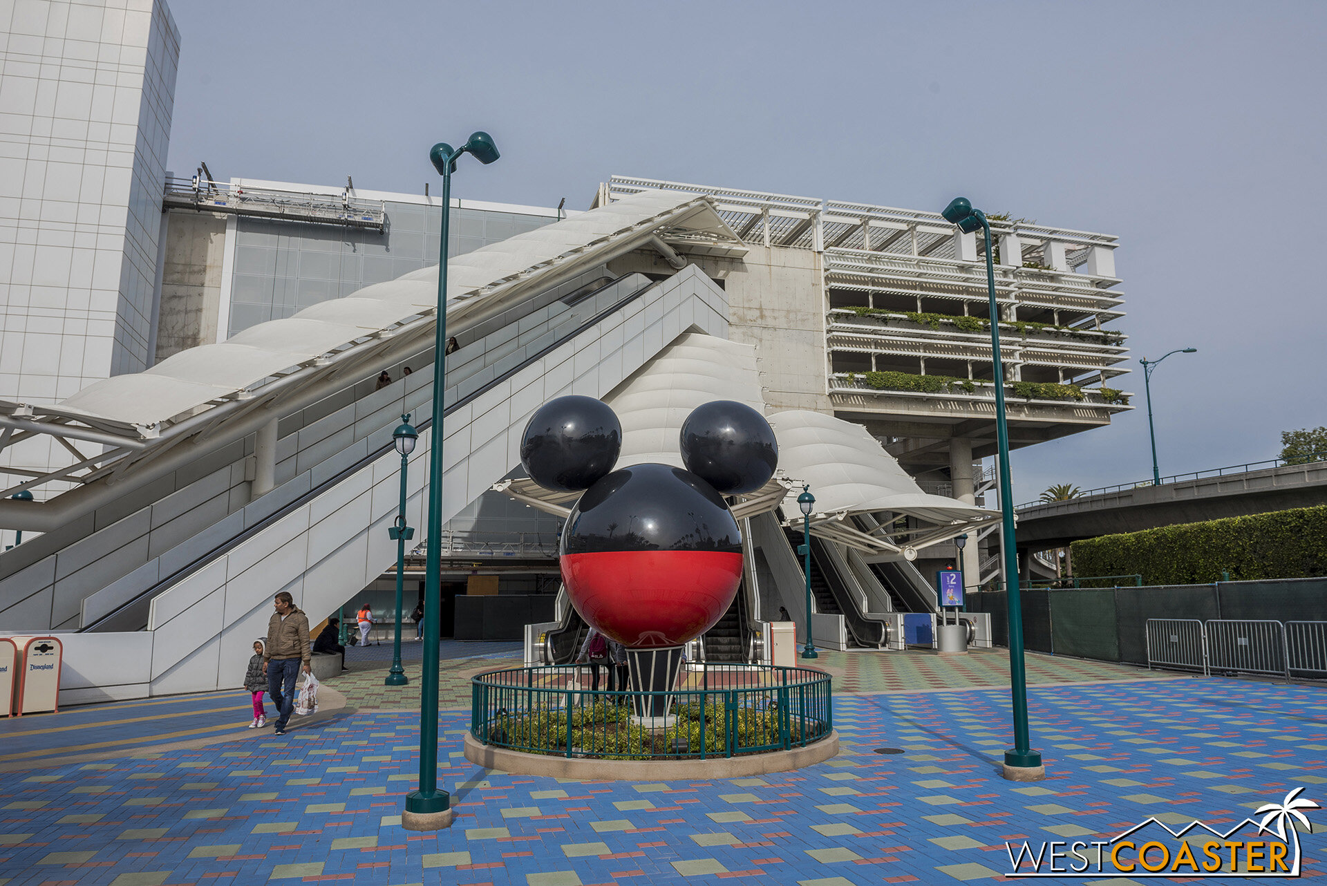  They’ve also added a “Mickey Ball” to mirror the Pixar Ball at the base of the Pixar Pals escalators. 