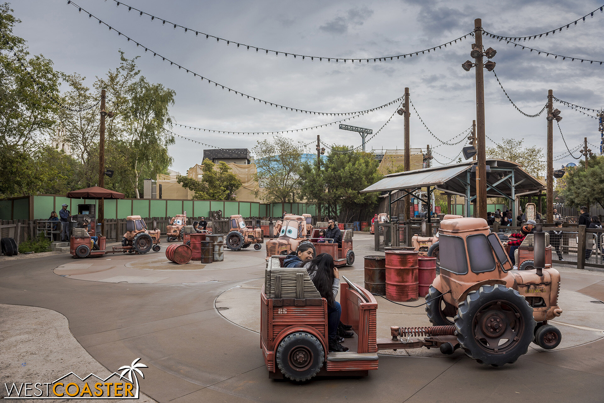  Sightlines from Cars Land will be a bit jarring, given the complete clash of aesthetics. 