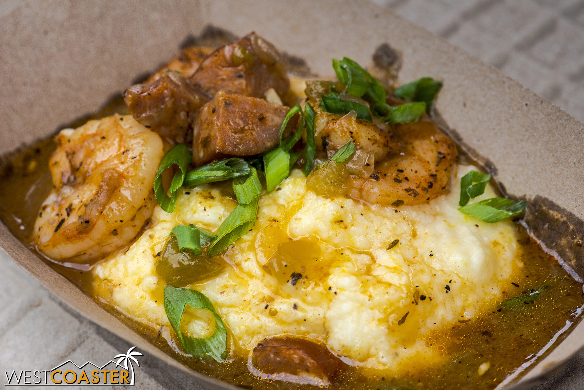  Holiday Duets Marketplace: Shrimp &amp; Grits – With Andouille sausage  Tasty but a little soggy this time around.  The shrimp was great, and the grits a nice texture, but it was middle of the road in my rankings. 