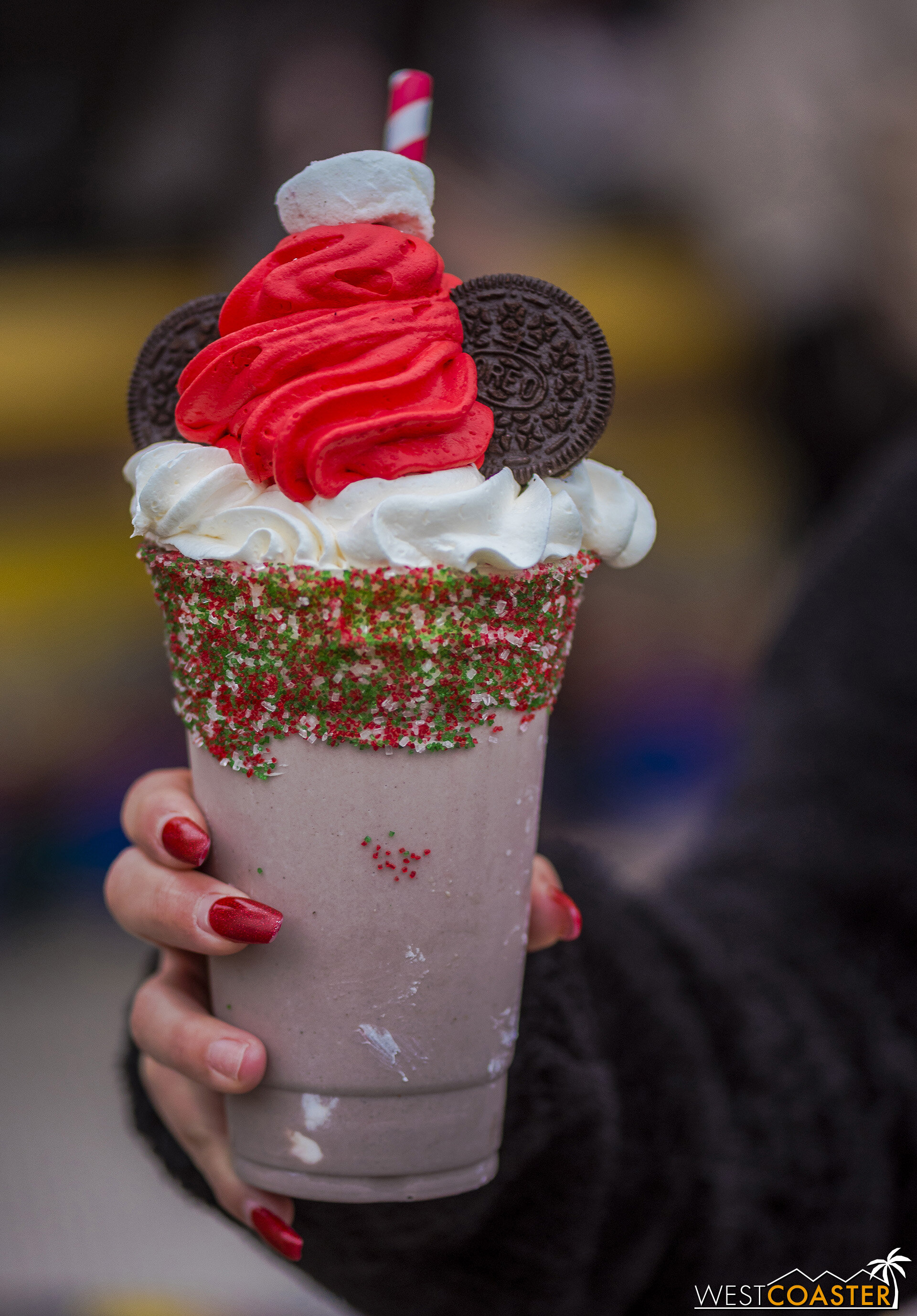  The Peppermint Mickey Shake is pretty tasty too.  It’s definitely a classic holiday drink. 
