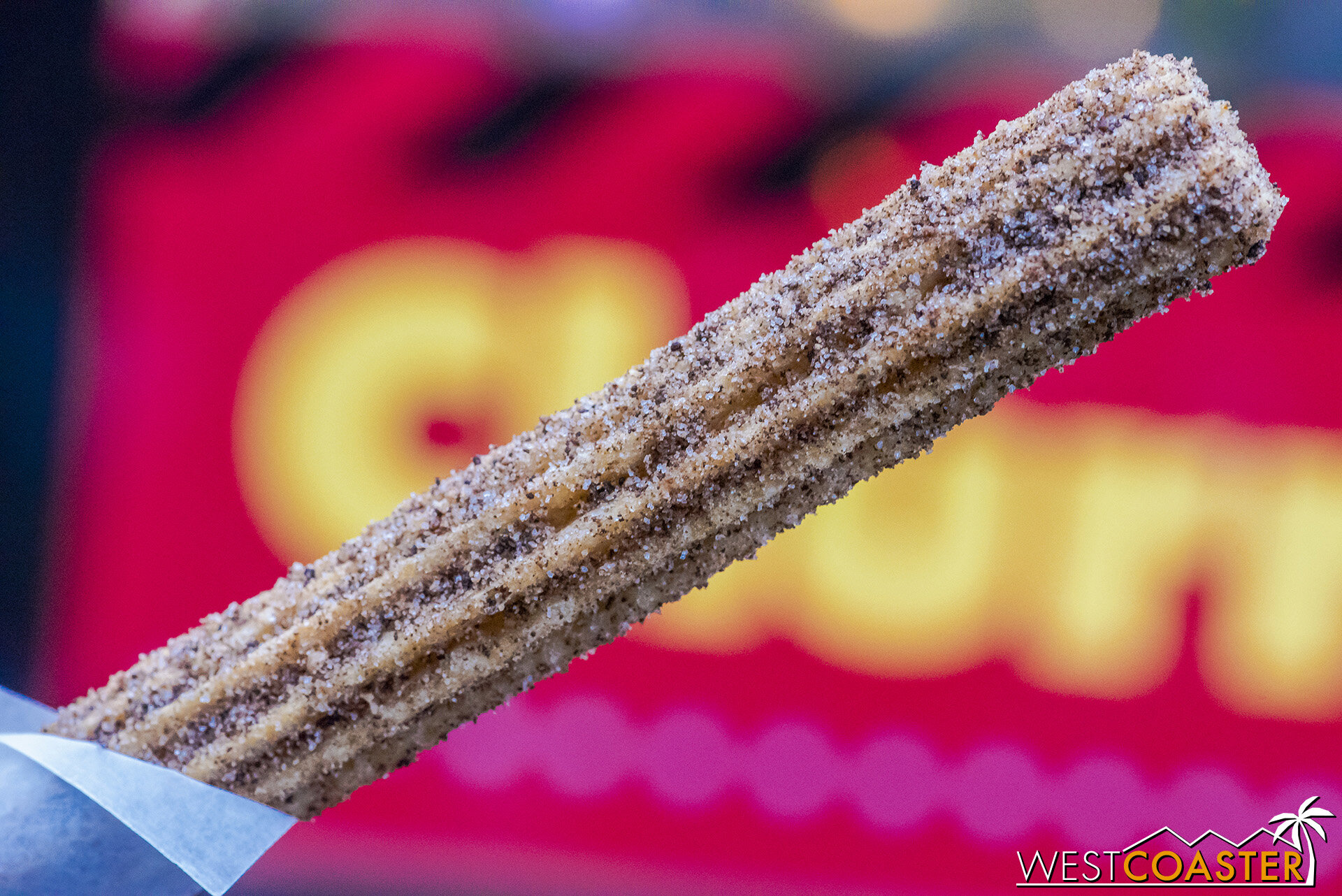  Also recommended: the Milk and Cookies Churro in Hollywood Land, around the corner from Award Weiners, in the backlot section. 