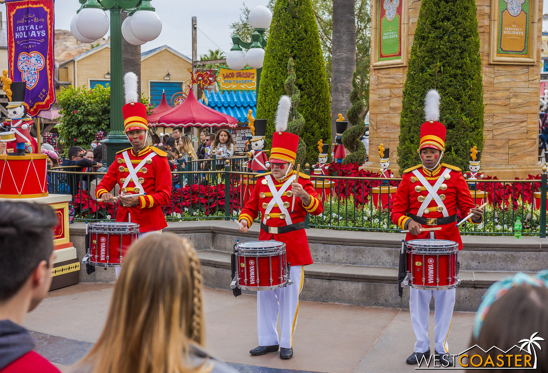  The percussionists are a fun watch. 