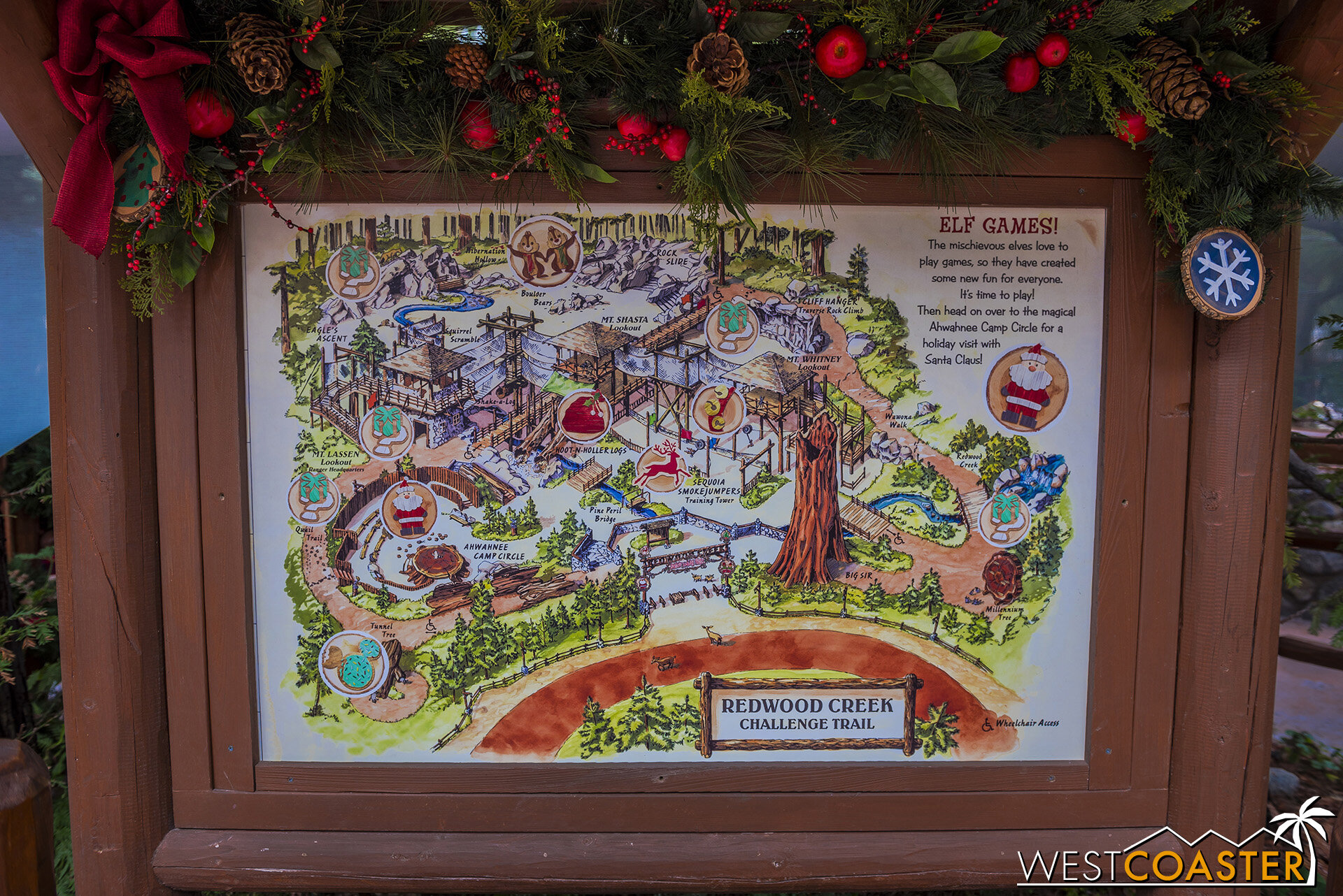  Here’s a map of the place.  Plenty of “Elf Games” activities. 
