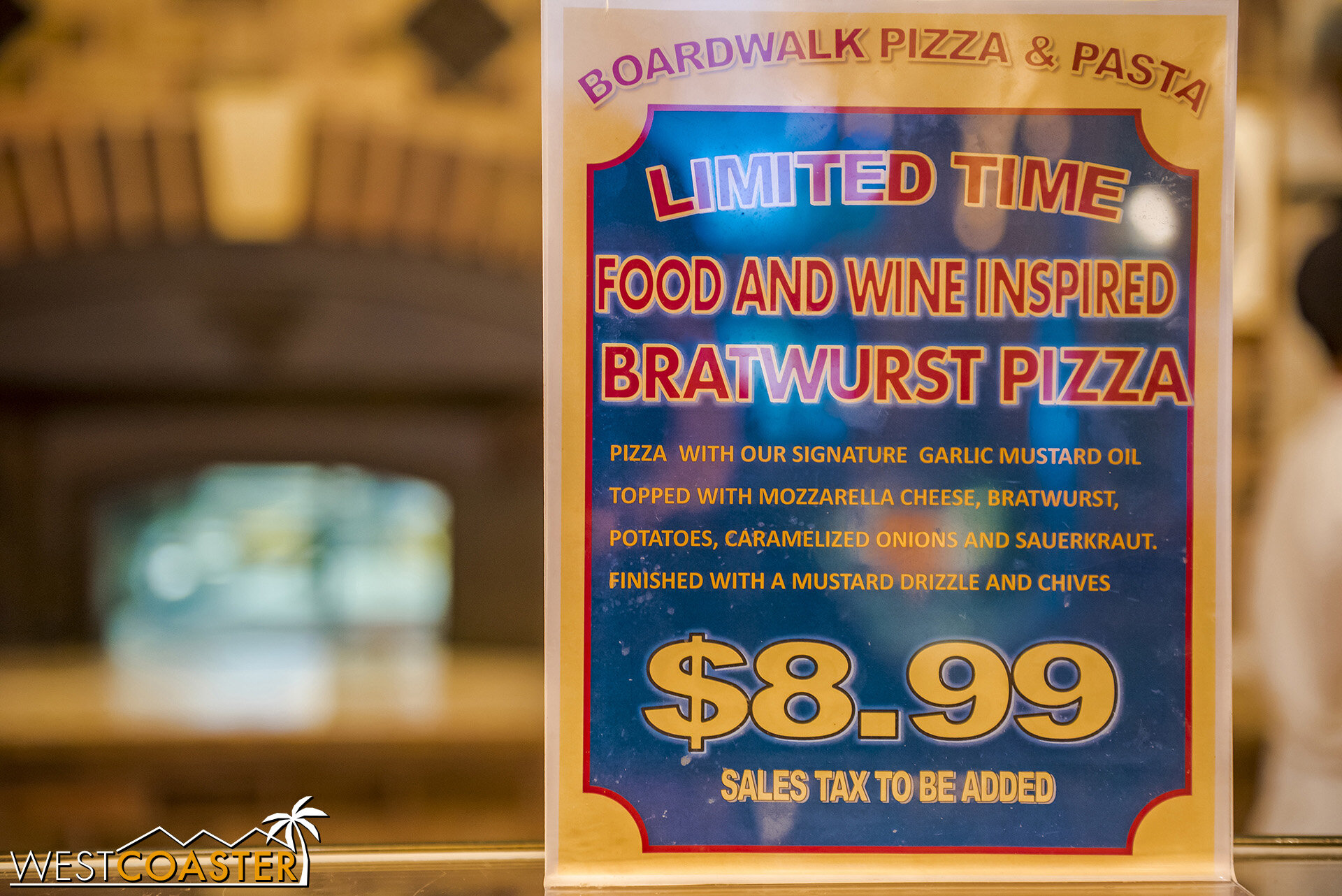  The seasonal pizza of the month at Boardwalk Pizza looks delicious! 