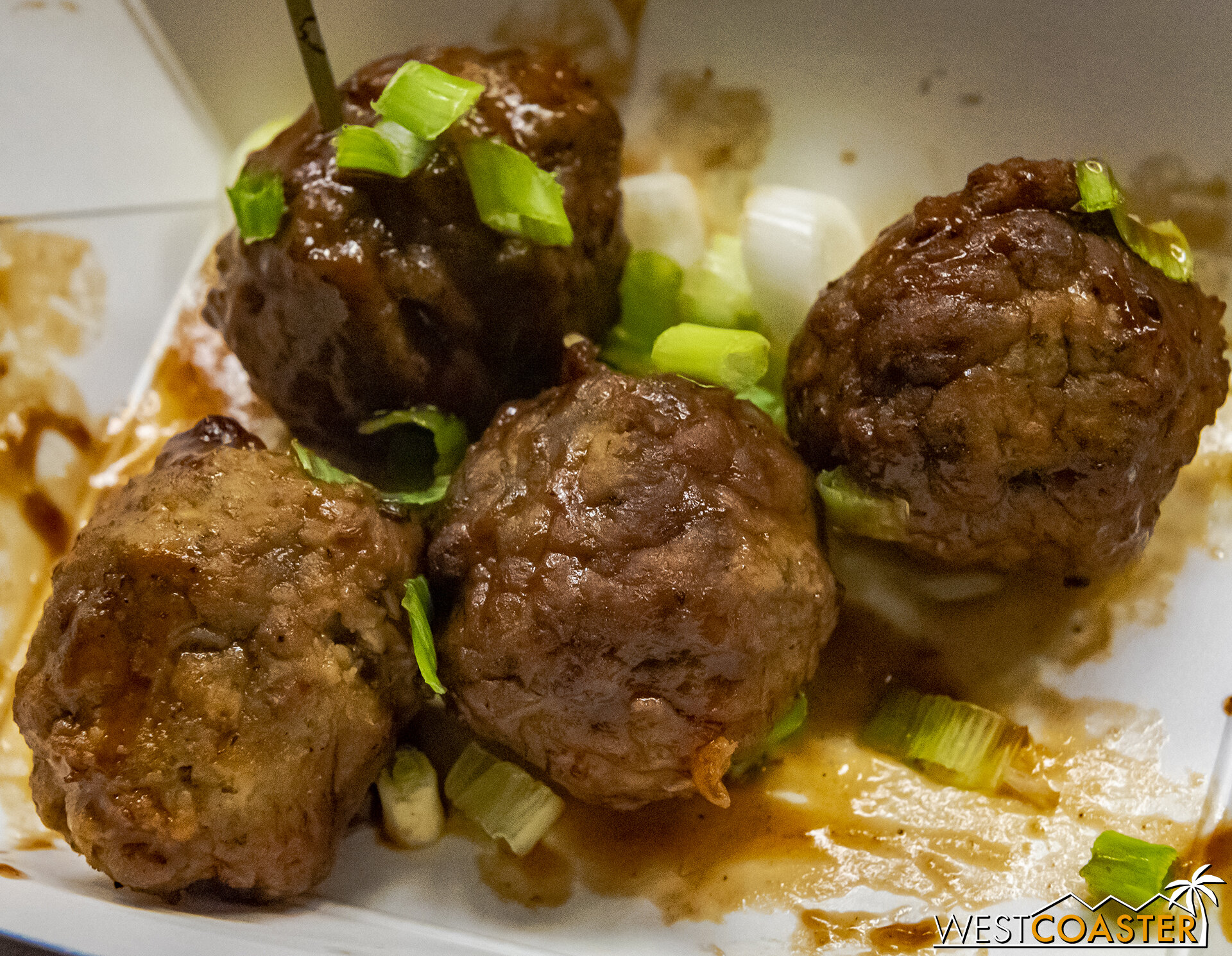  Boysenberry All Beef Meatballs, from Wagon Wheel Pizza. 