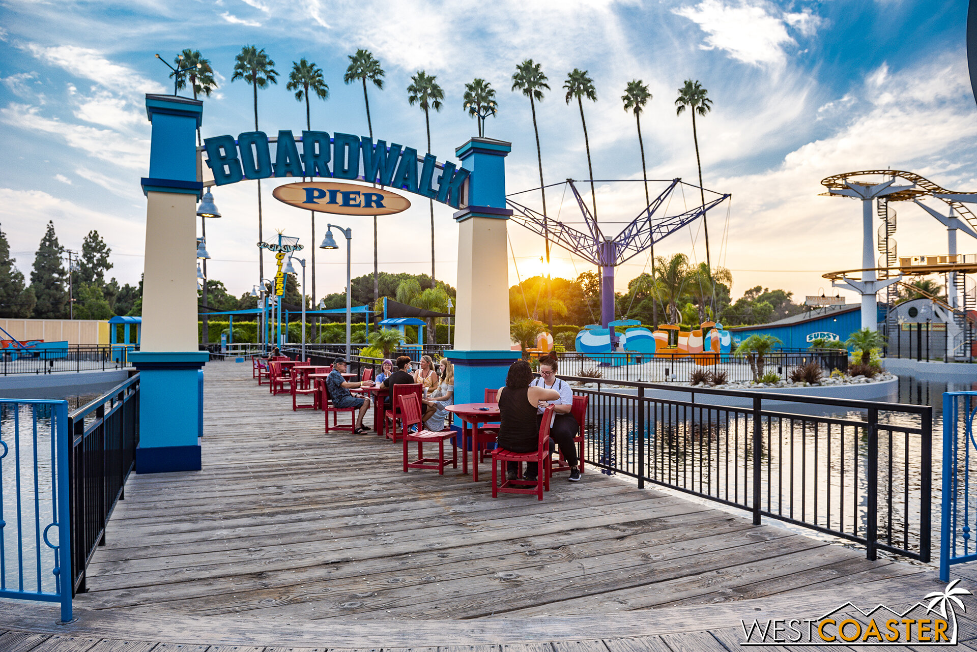  One of the prettiest areas to enjoy a meal. 