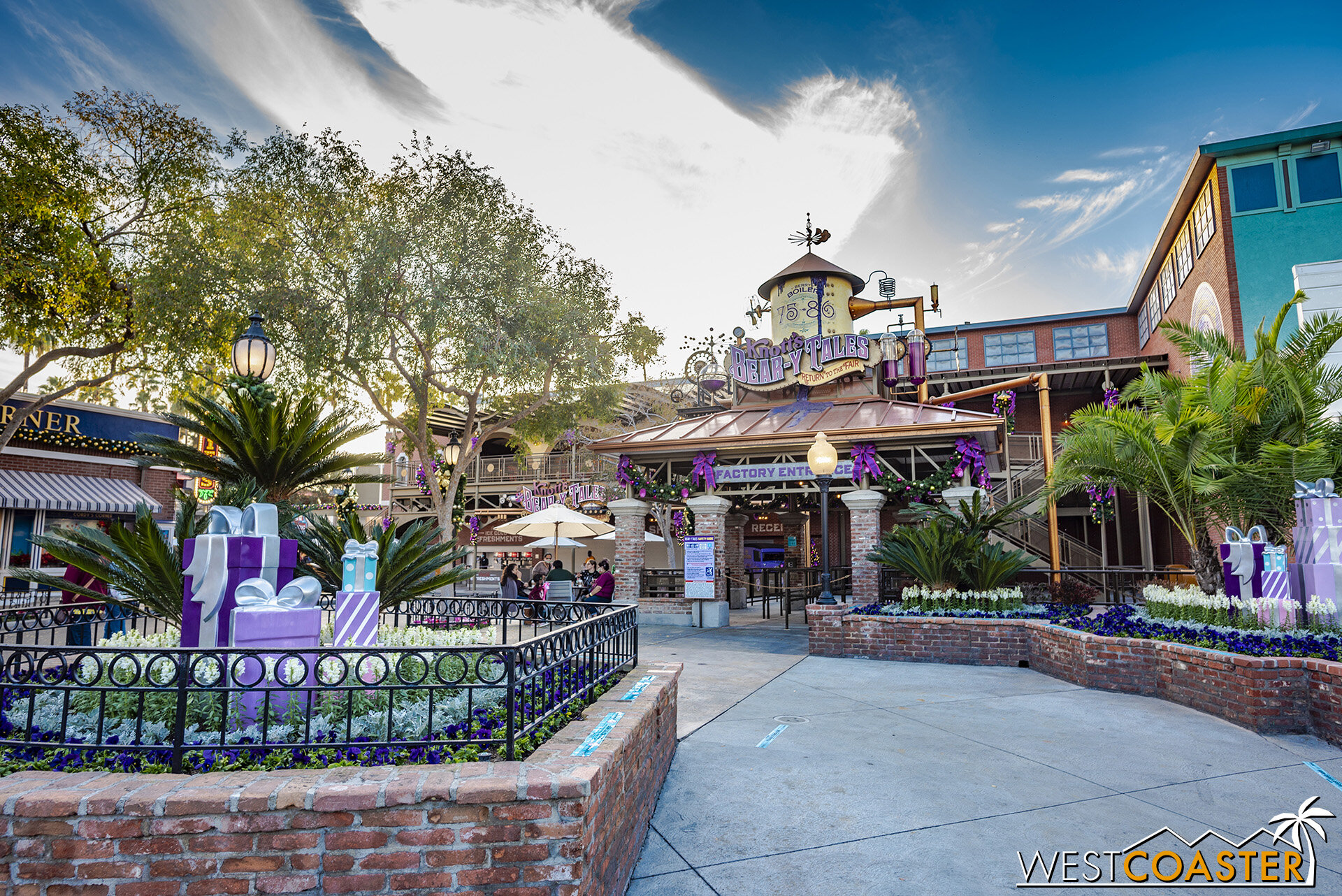  Newly unveiled and completely open is the pathway by the new Bear-y Tales ride. 