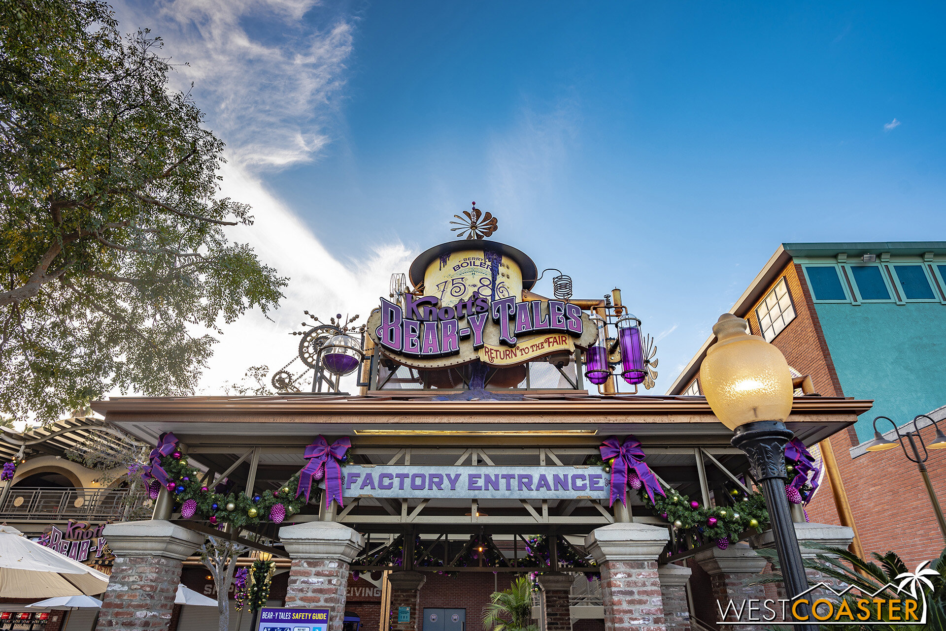  The purple hue looks fantastic, and little details like the oversized boysenberry ornaments are a terrific touch! 