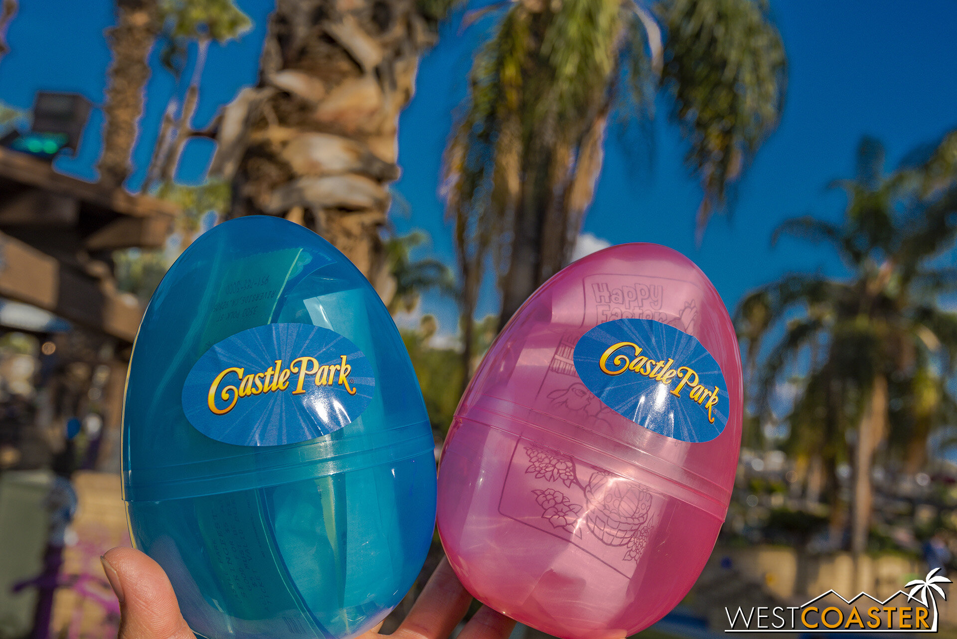  Everything that comes a part of Springfest is contained in these oversized Easter eggs—other than the miniature golf wristband, which is passed out in conjunction. 