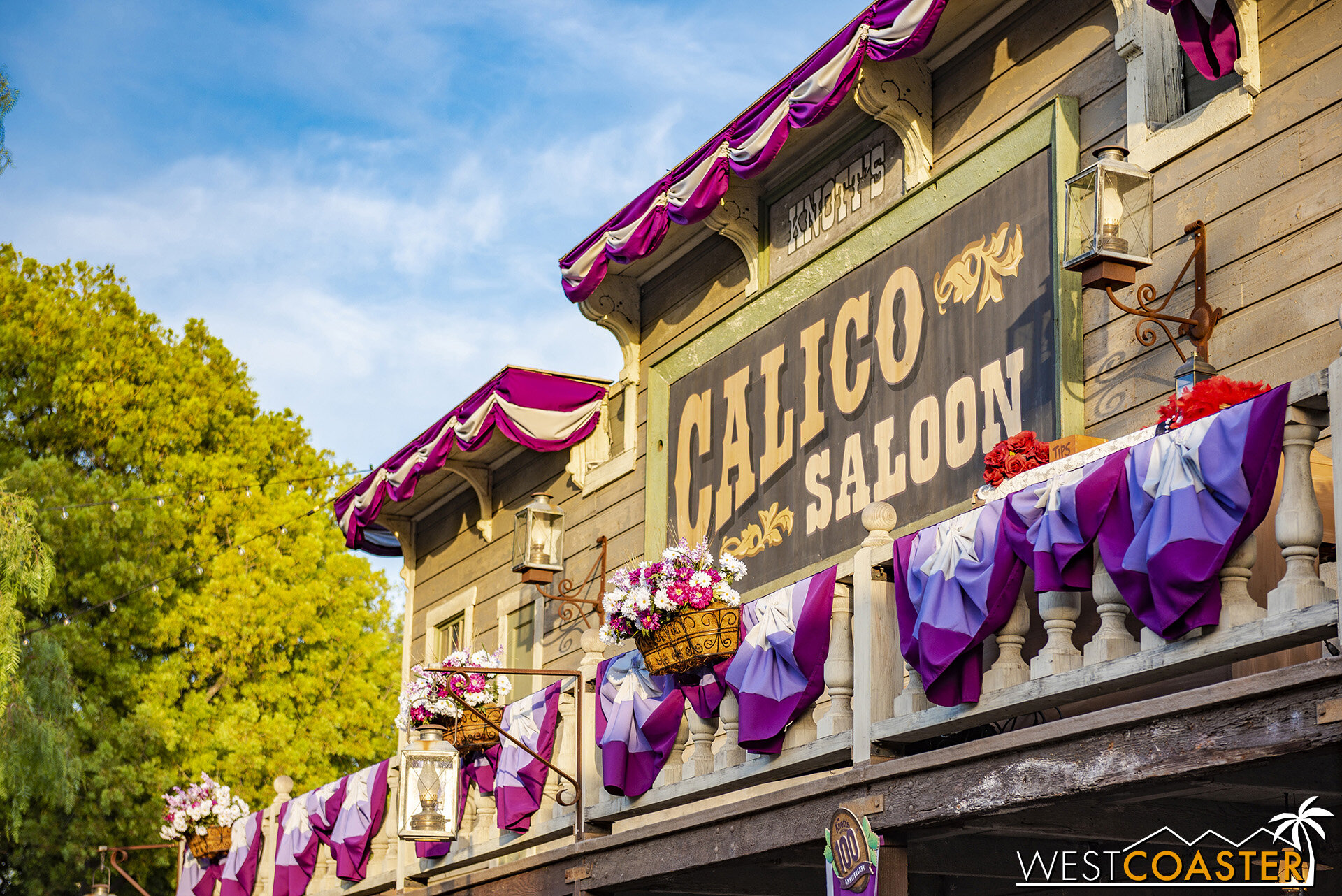  Look for characters up on the Calico Saloon balcony too! 