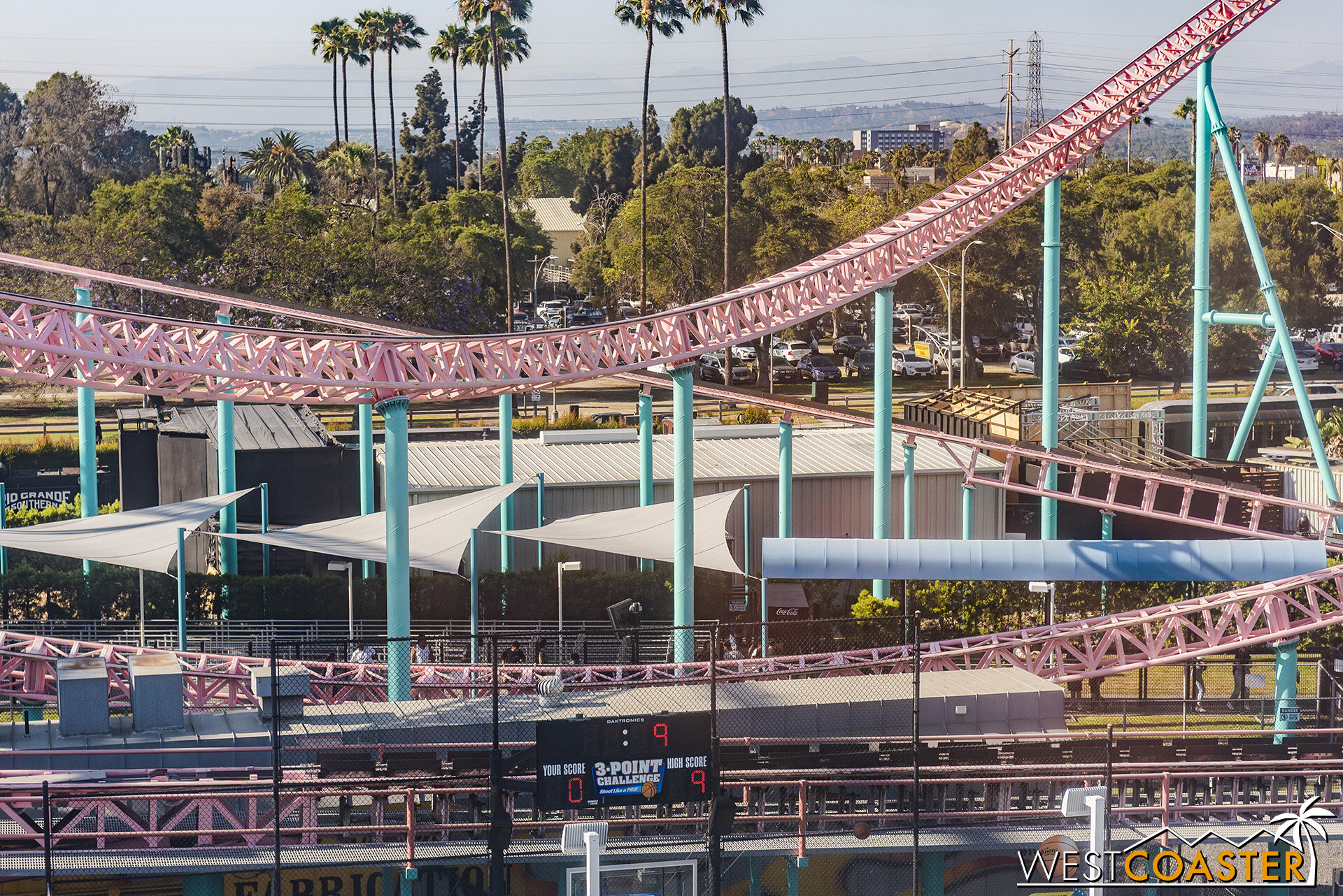  The main warehouse building will be one giant water gag section where “blood” leaks, rains, sprays, and waterfalls onto guests without warning! 