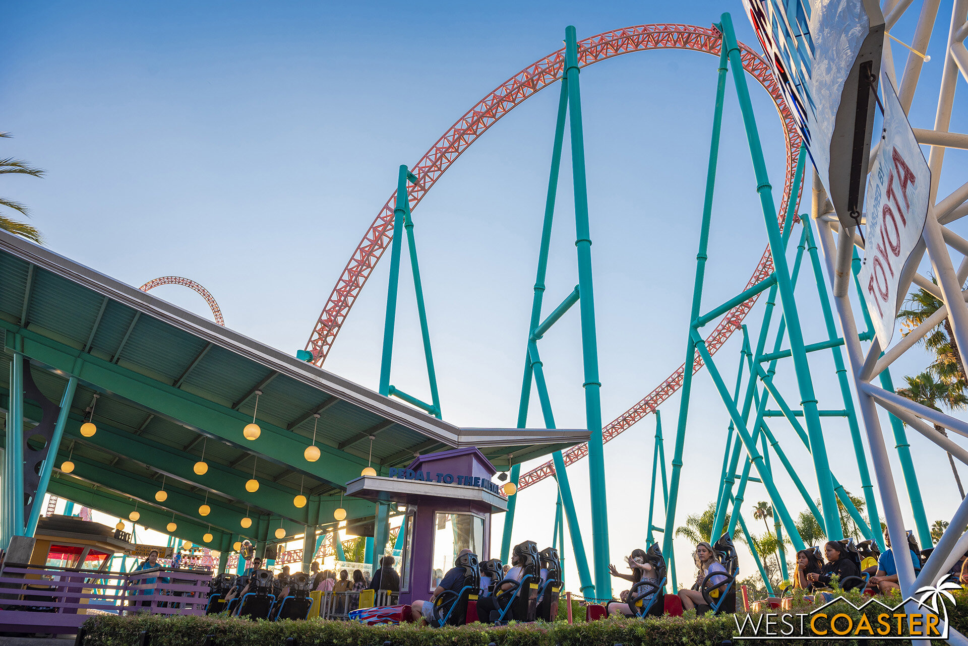  Most shocking is that Xcelerator is running TWO train operation this summer.  Really!! 