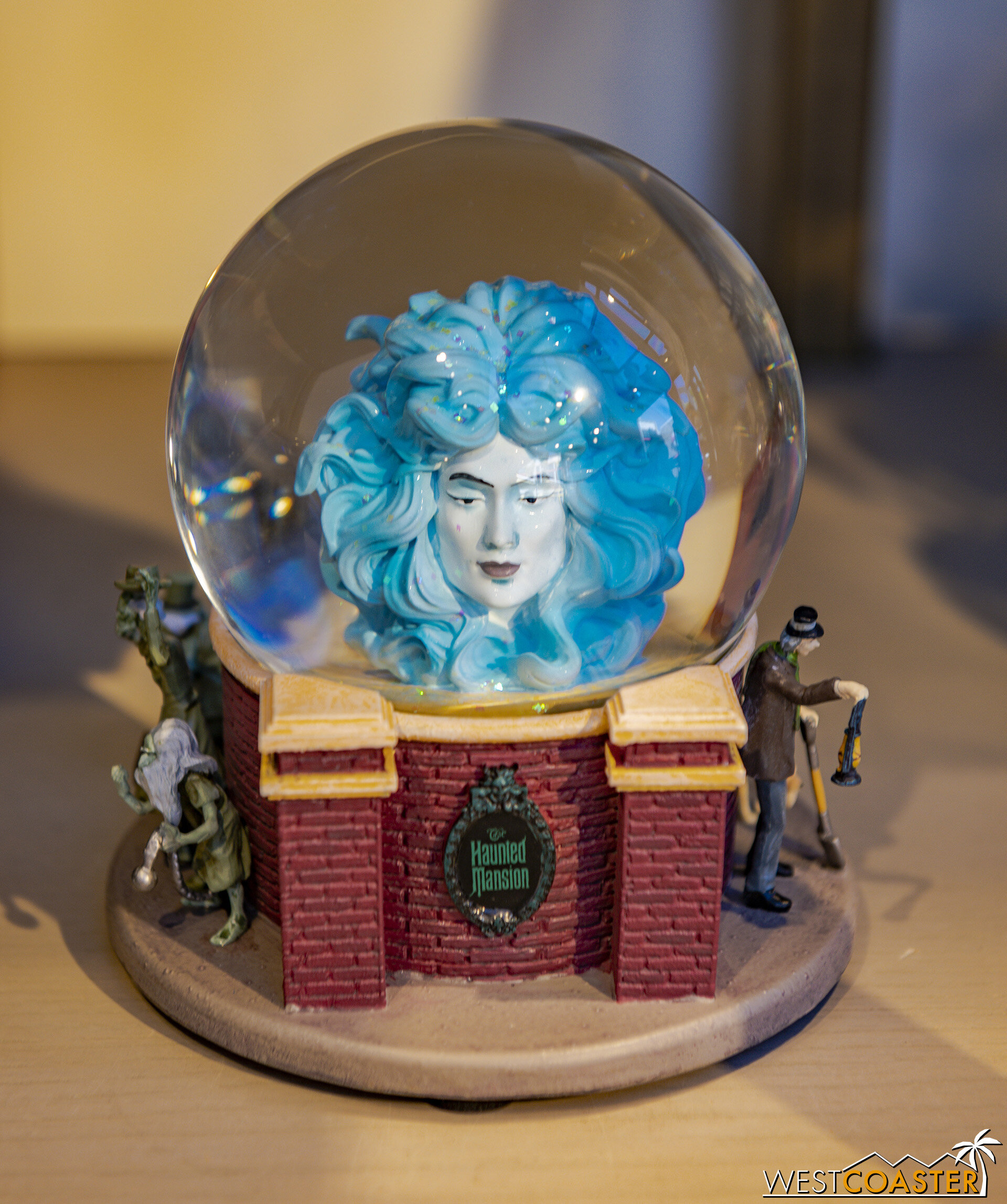  They had two Madame Leota souvenirs.  This one was more elaborate snowglobe. 