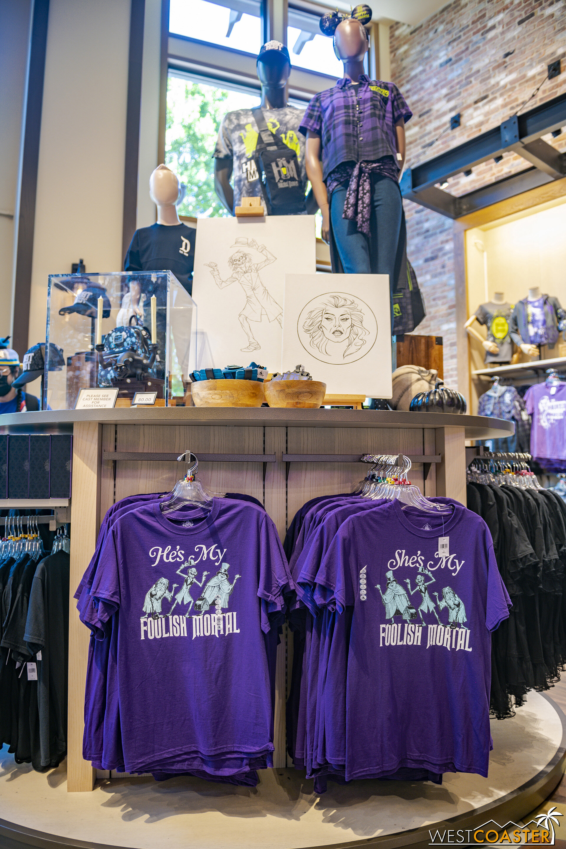  And of course, Haunted Mansion goodies here too. 