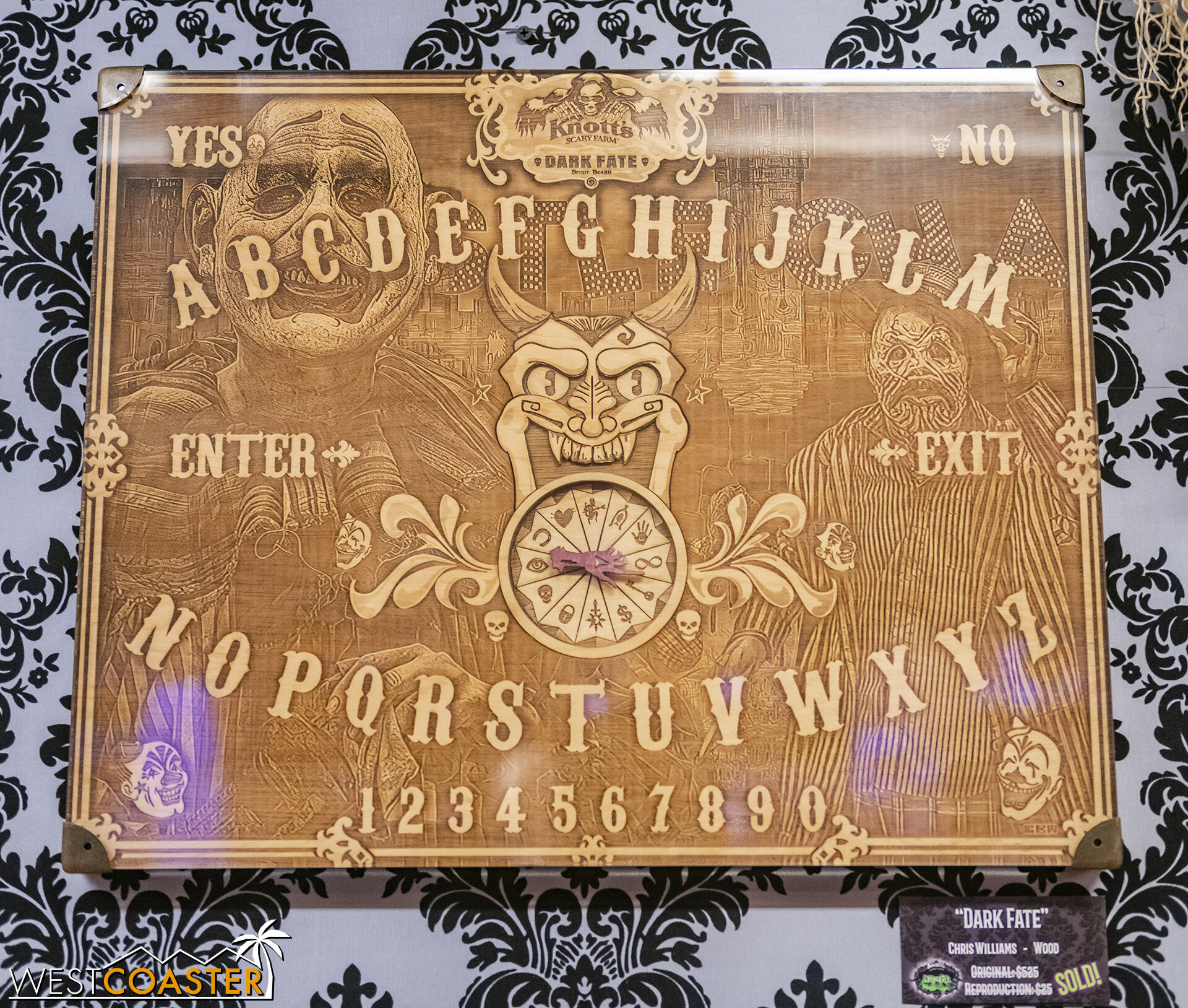 This Knott’s Ouija Board was amazing. 