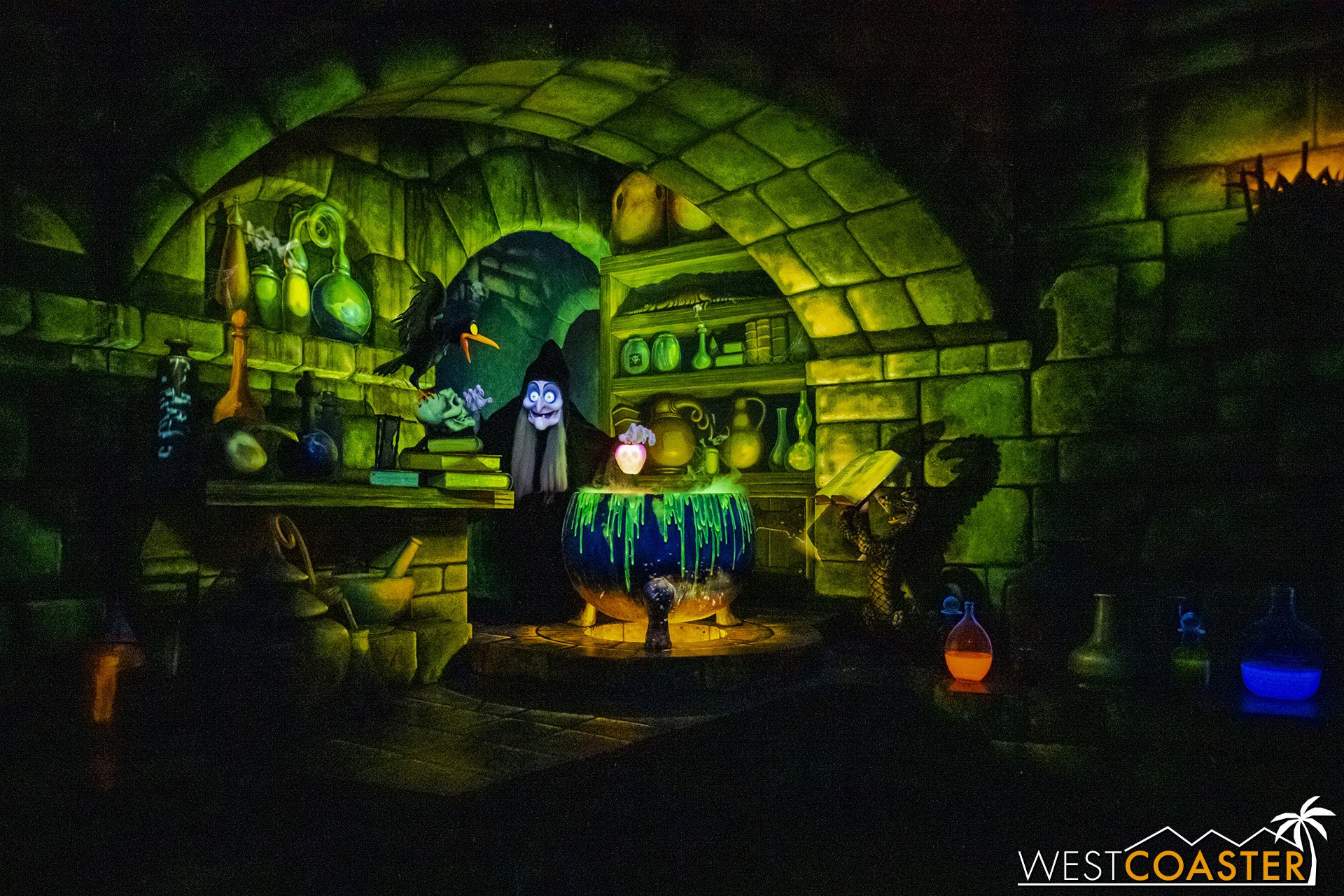  The classic Old Hag offering a poison apple remains and looks gorgeous with the refurbishment repainting! 