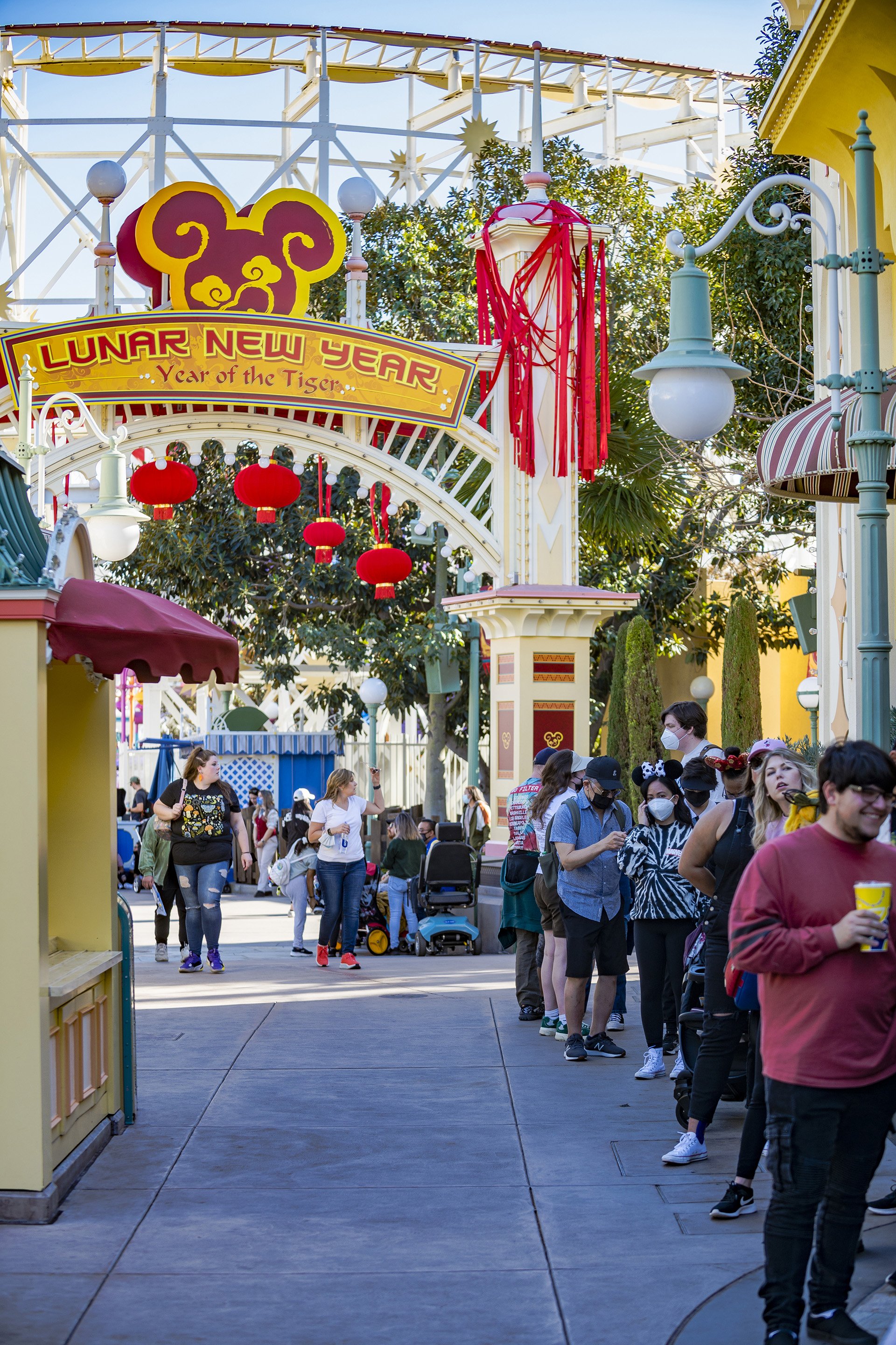 The lines weren’t even this bad during the Festival of the Holidays, and the only thing I can think of that explains the difference was more booths to distribute the crowds.  It looks like next year, the Lunar New Year Celebration needs more food of