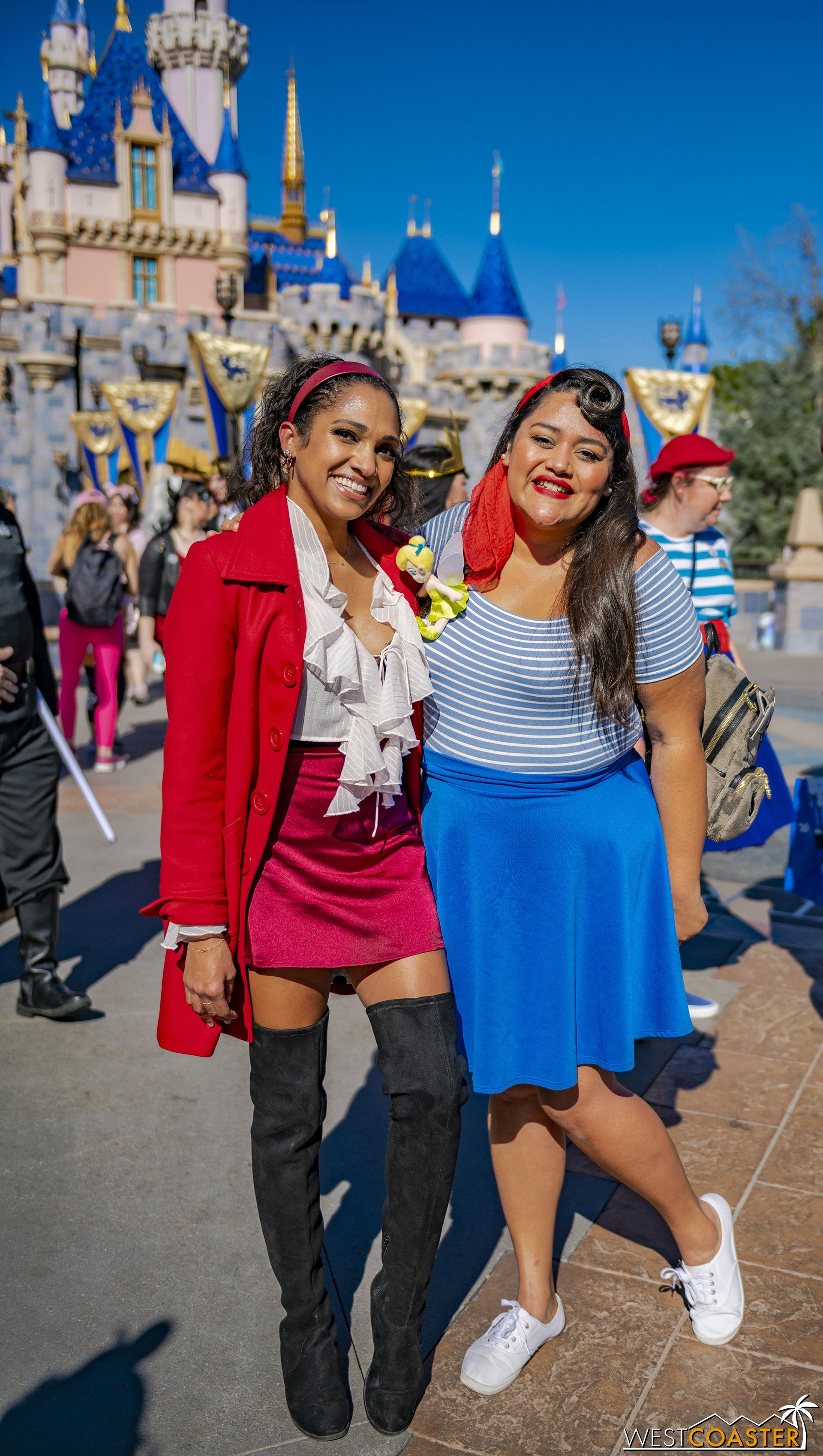 These two friends make for a great gender-bending Captain Hook and Smee! 