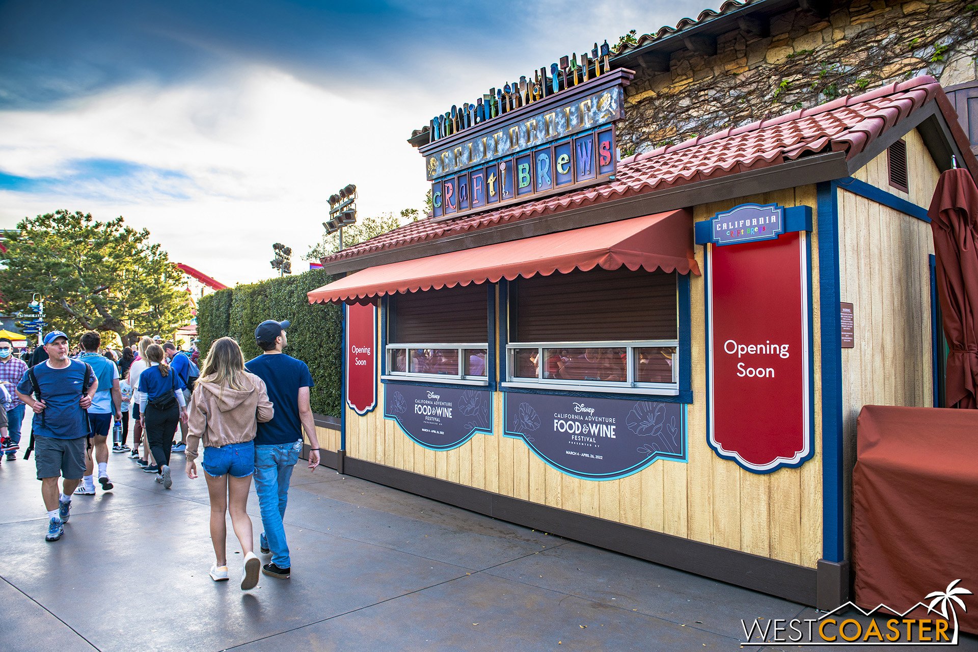  The Food and Wine Festival returns this Friday, and DCA has been busy setting up the food booths for this year’s event. 