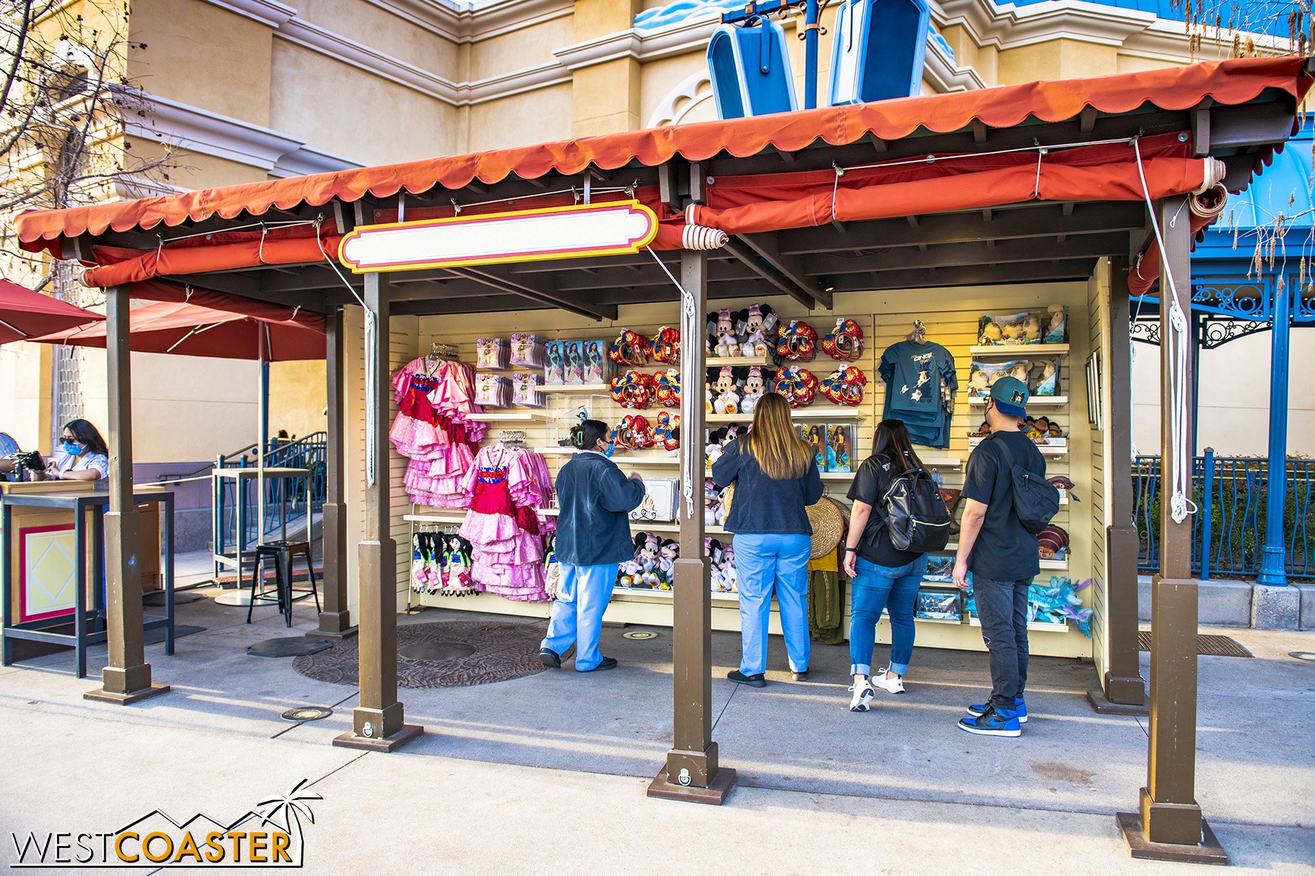  The souvenir stand is also still running out the Lunar New Year Celebration items this week until the Food and Wine merchandise comes at the end of the week. 