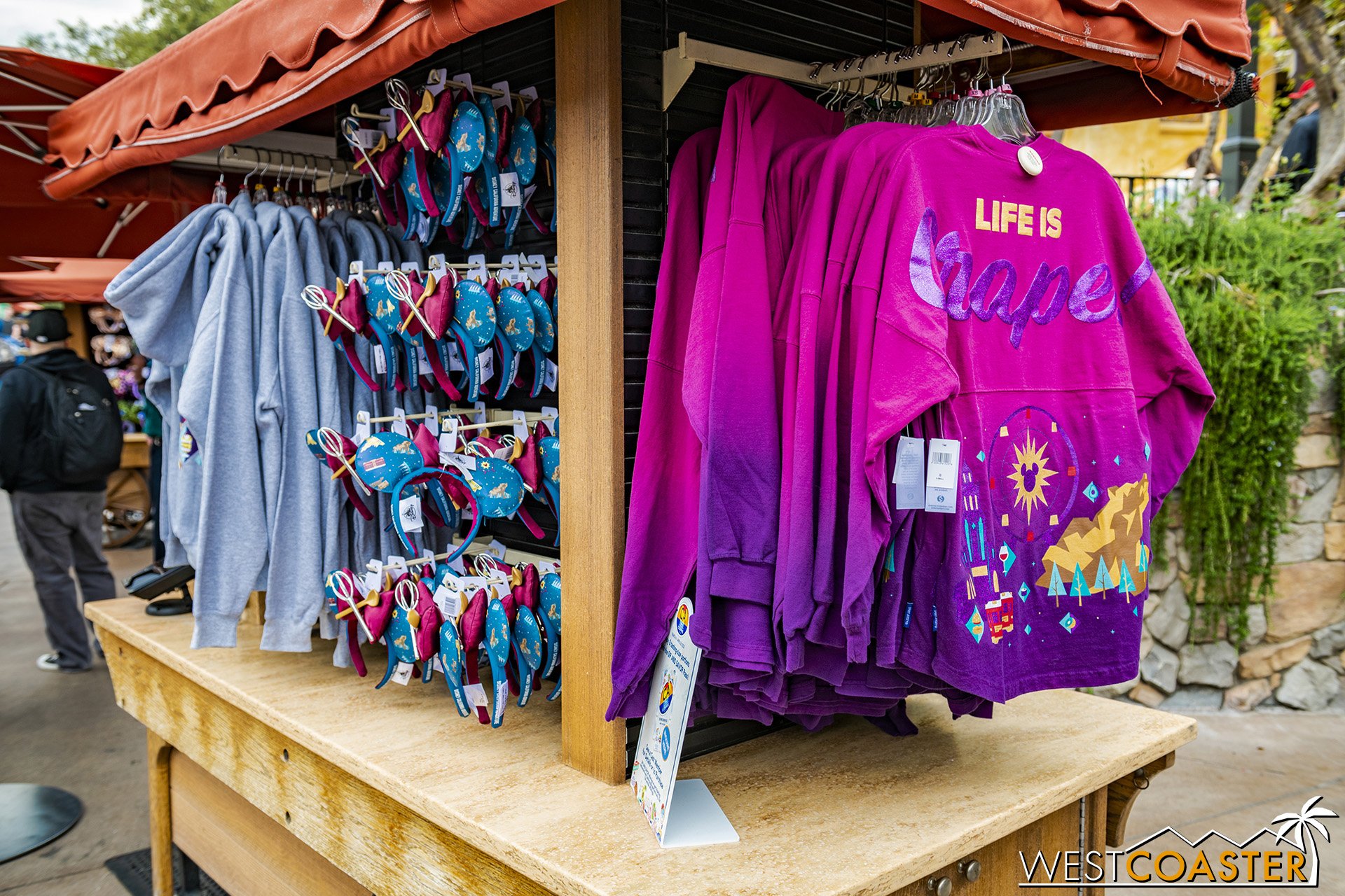 It’s not a Disney event without plenty of merchandise. 