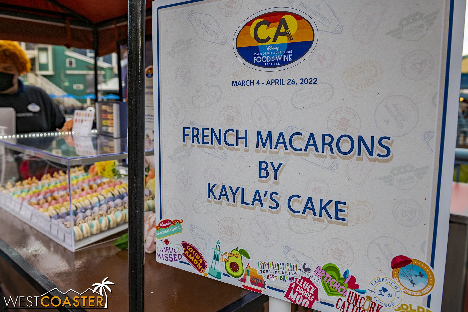  Third party merchants, like perennial Disney festival attendee, Kayla’s Cake, are also featured. 