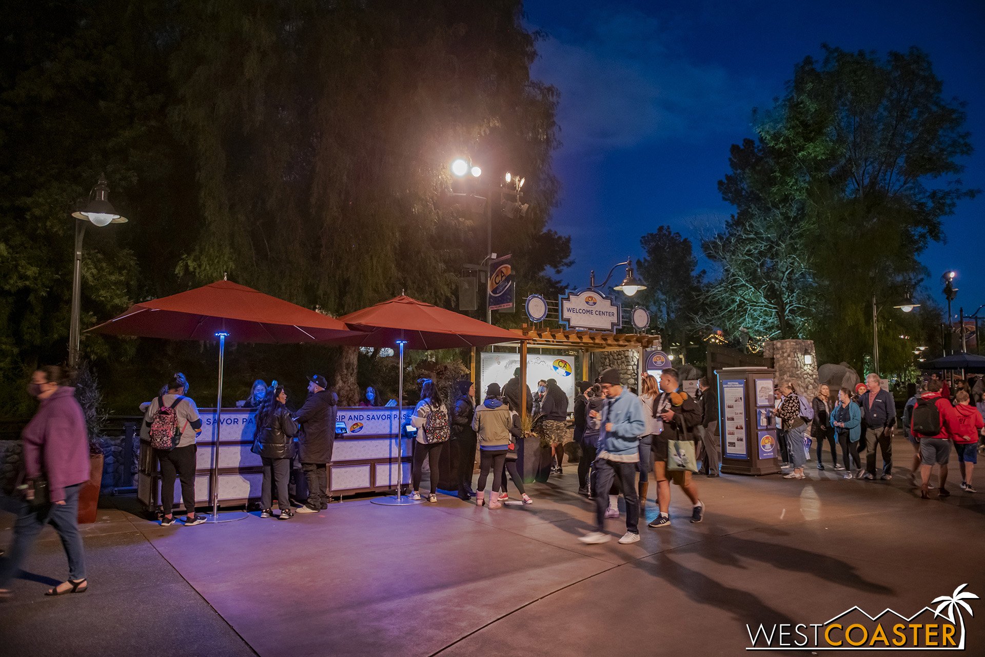  Though you can buy a Sip and Savor Pass at the Welcome Center, the line for this was often long.  Each Festival Marketplace food stand sells them too, so save time by purchasing there. 