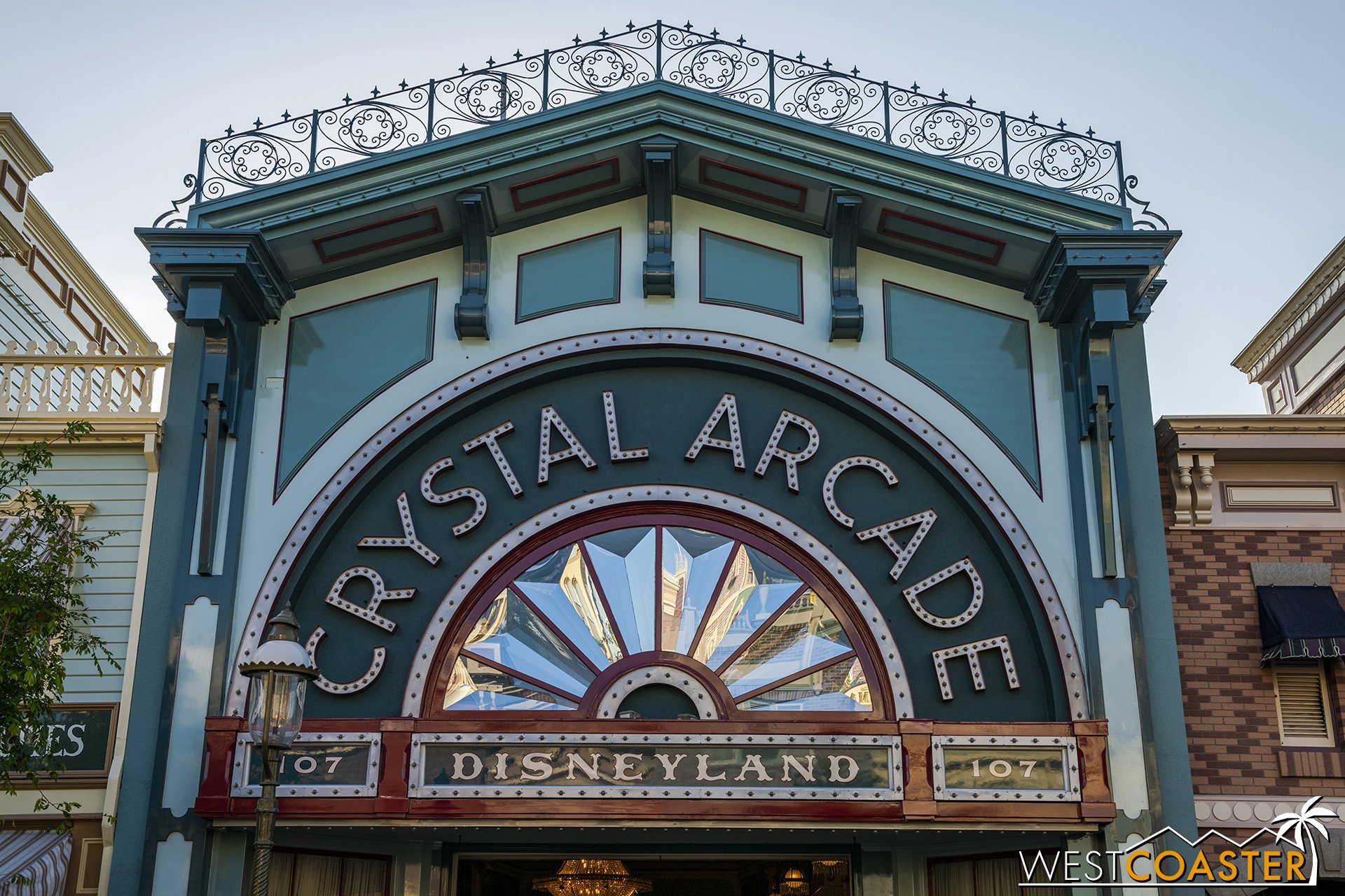  Crystal Arcade’s facade has been repainted and redone. 