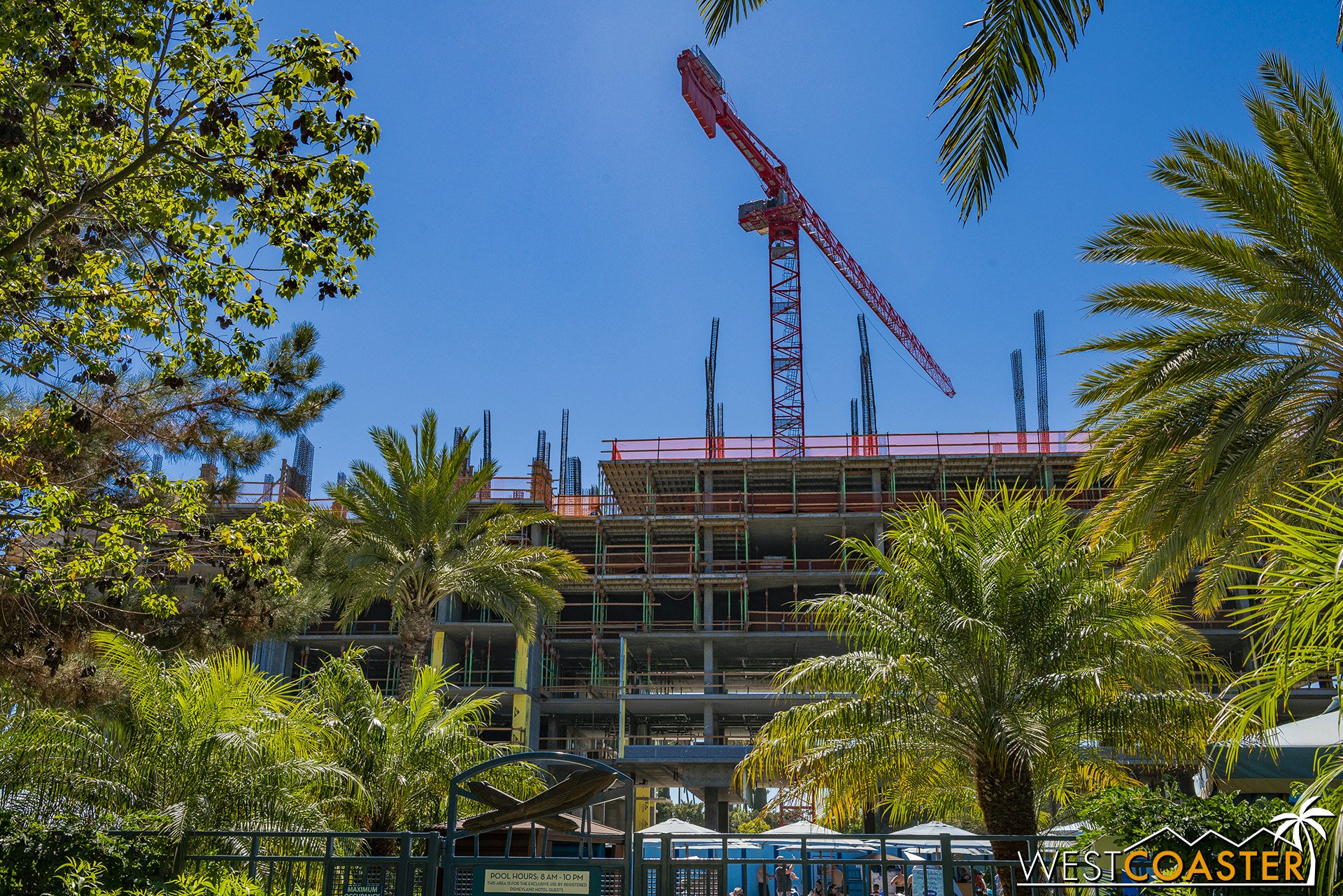  The concrete structure will eventually be home to vacation residences for DVC members. 