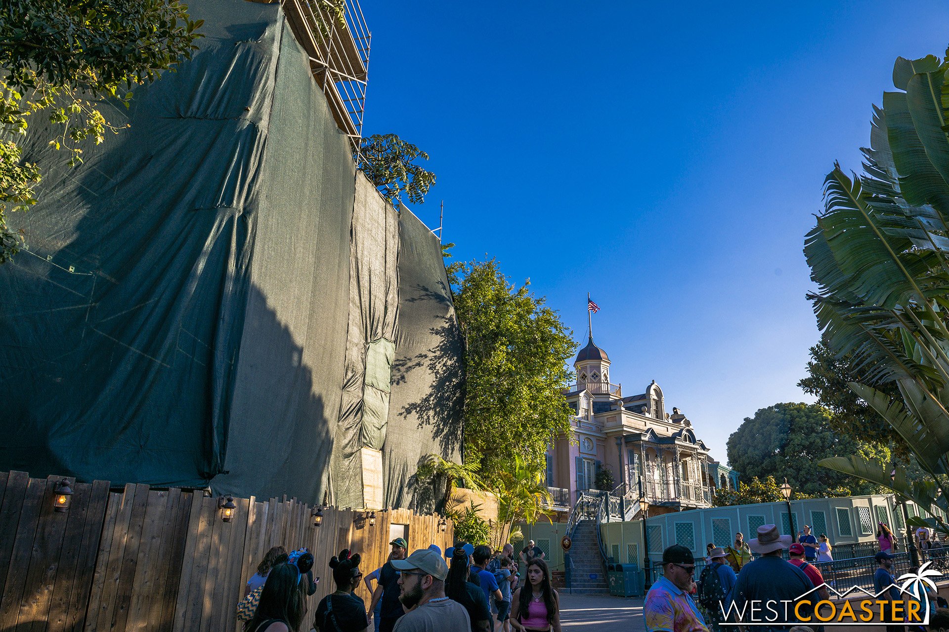  Yup, the staircase and tree entrance to Tarzan’s Treehouse is gone! 