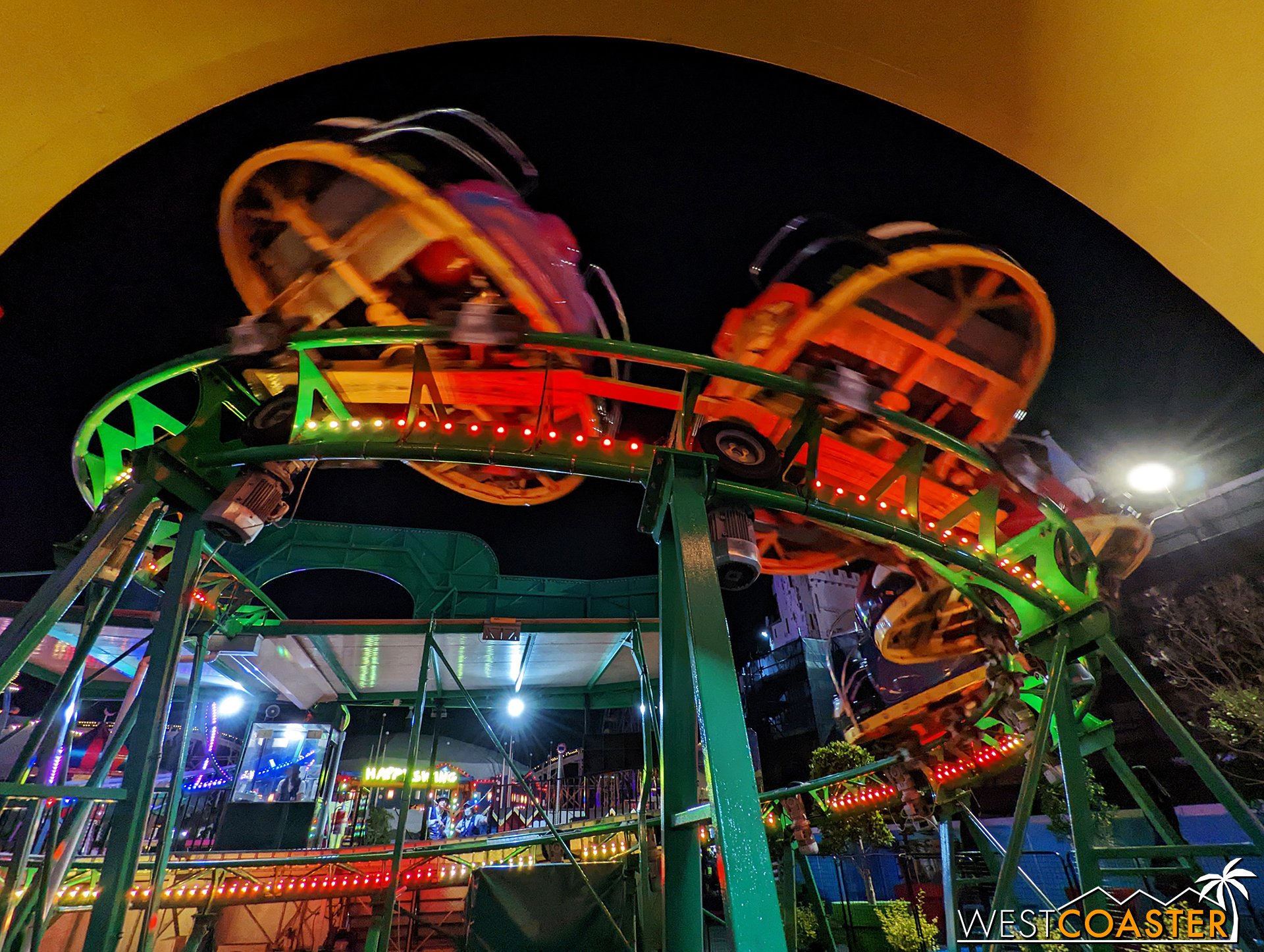  Speedy Beetle is the other roller coaster credit at Luna Park Melbourne. 
