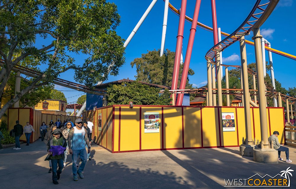 Flash forward to this past weekend, and Fiesta Village was still well under construction. 