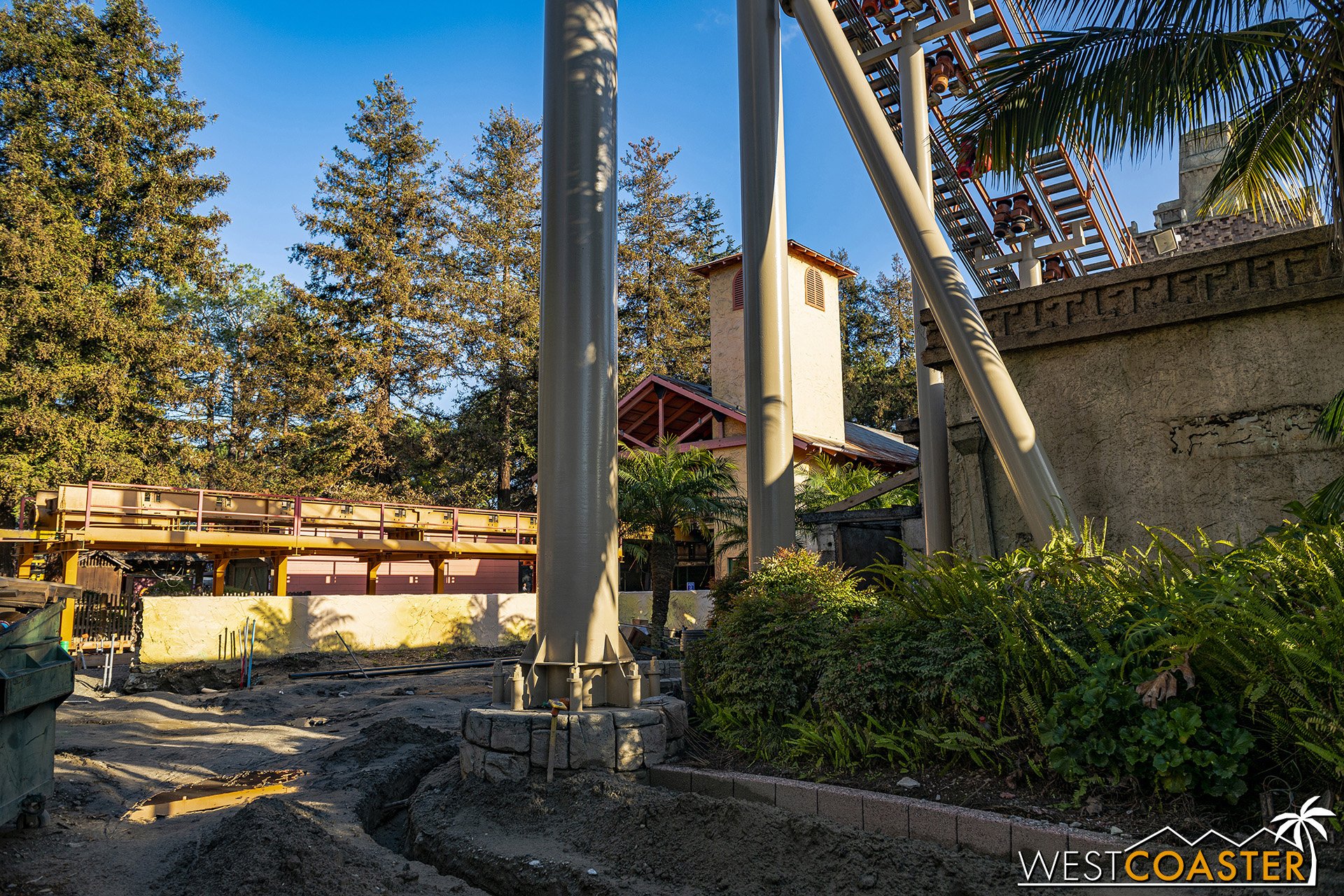  The ride building remains intact.  The new station for Montezooma is supposed to be a mysterious temple, suggesting that maybe the Jaguar station structure and Montezooma station structure could be combined (that’s just speculation), but we’ll see h