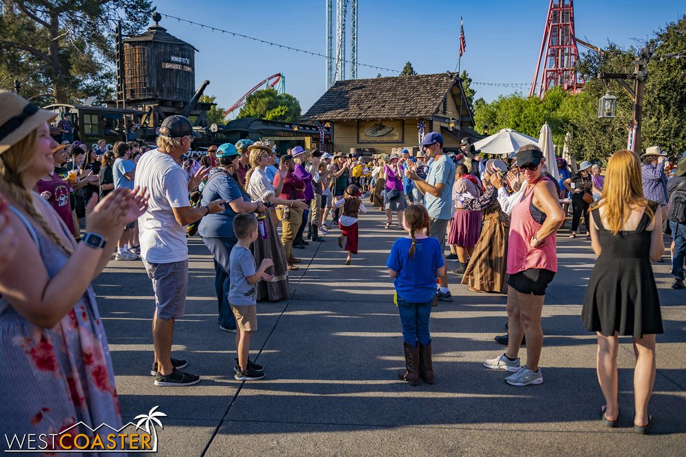  So more line dancing proceeds! 