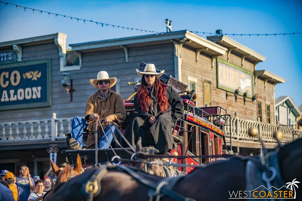  (My fault here for just being completely on the wrong side and failing to capture photos of the speech as it occurred.)  It’s Black Bart, who had been hiding inside the stagecoach! He delivers a rhyming exposition explaining that he, being old, had 