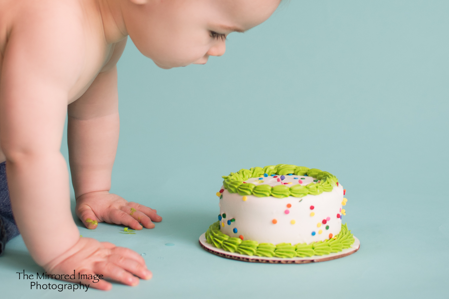 What is this? First birthday cake session