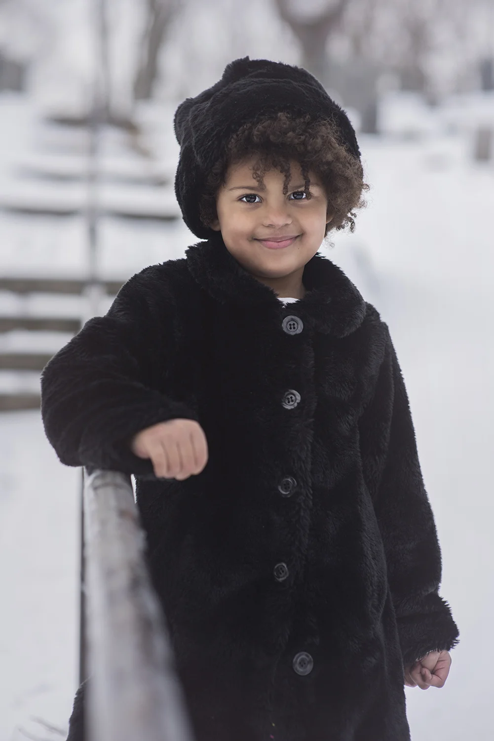 Winter Children's Street Photography! Let it snow!